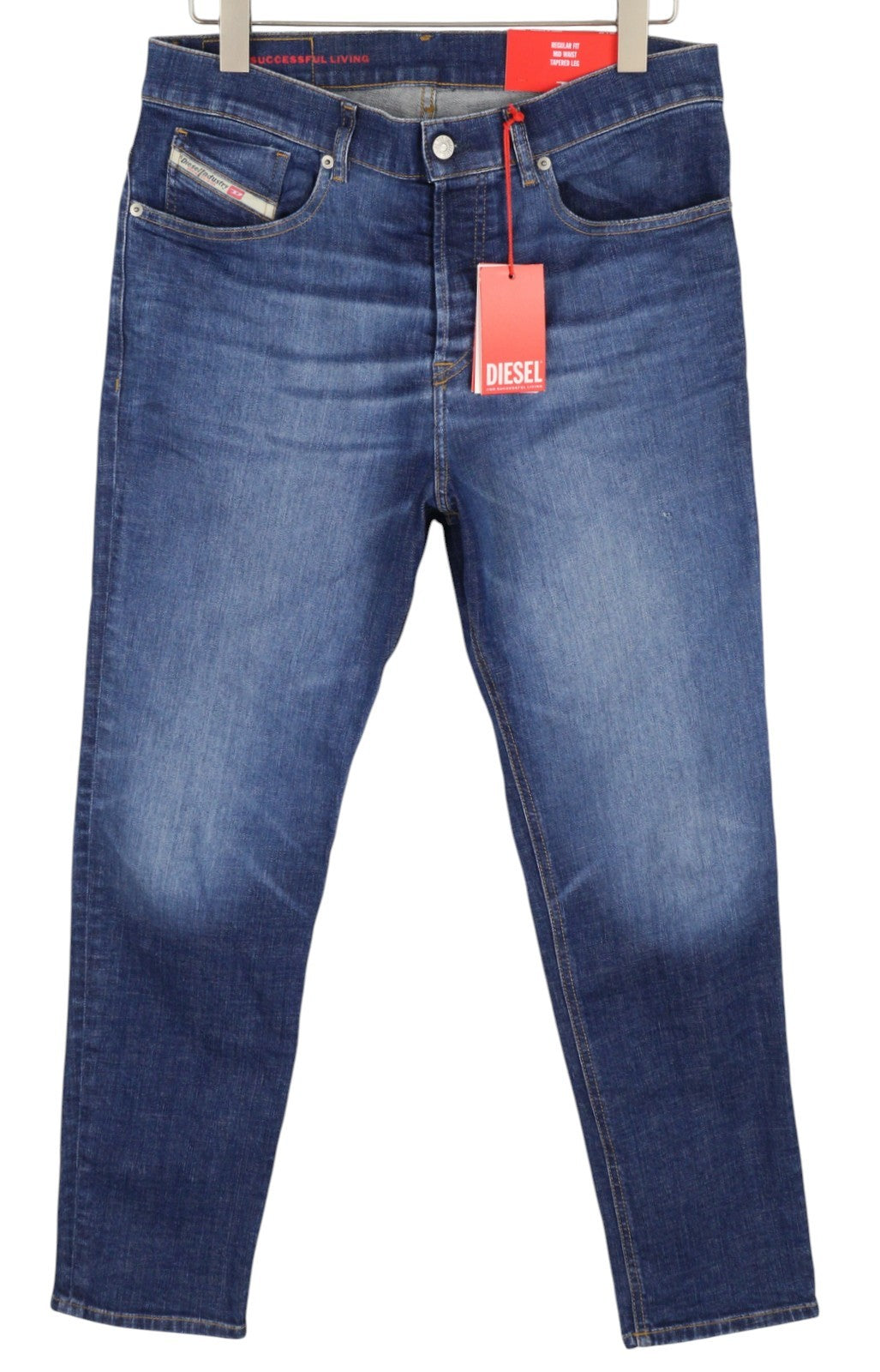 DIESEL 2005 D-Fining 09C72 vyriški džinsai W30/L32 įprasti, siaurėjantys, mėlyni, rekomenduojama kaina – 225 € 