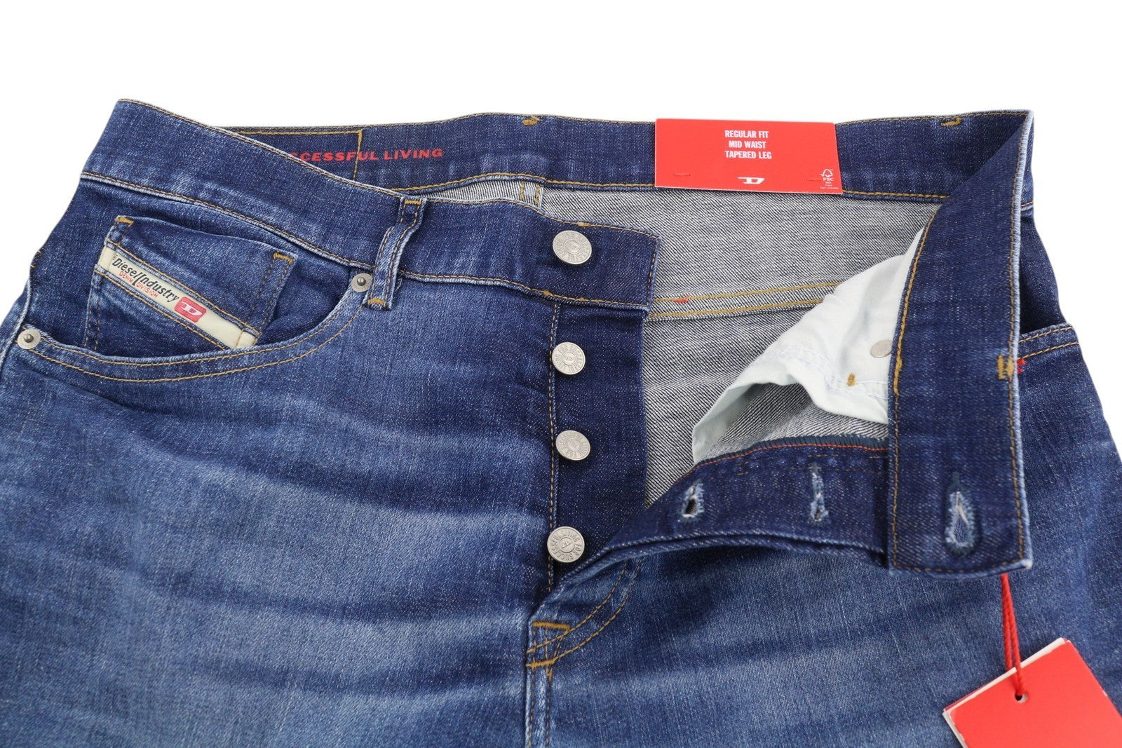 DIESEL 2005 D-Fining 09C72 vyriški džinsai W30/L32 įprasti, siaurėjantys, mėlyni, rekomenduojama kaina – 225 € 