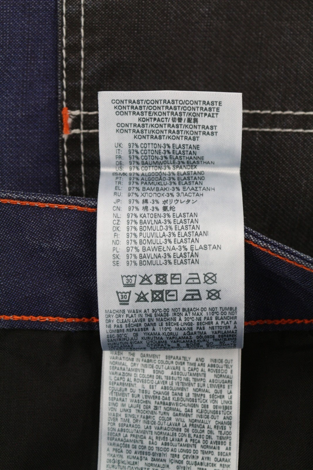 DIESEL D-Franky Carp Jogg 0EEAW Men Jeans W30 Straight Fit Stretch Zip RRP€200