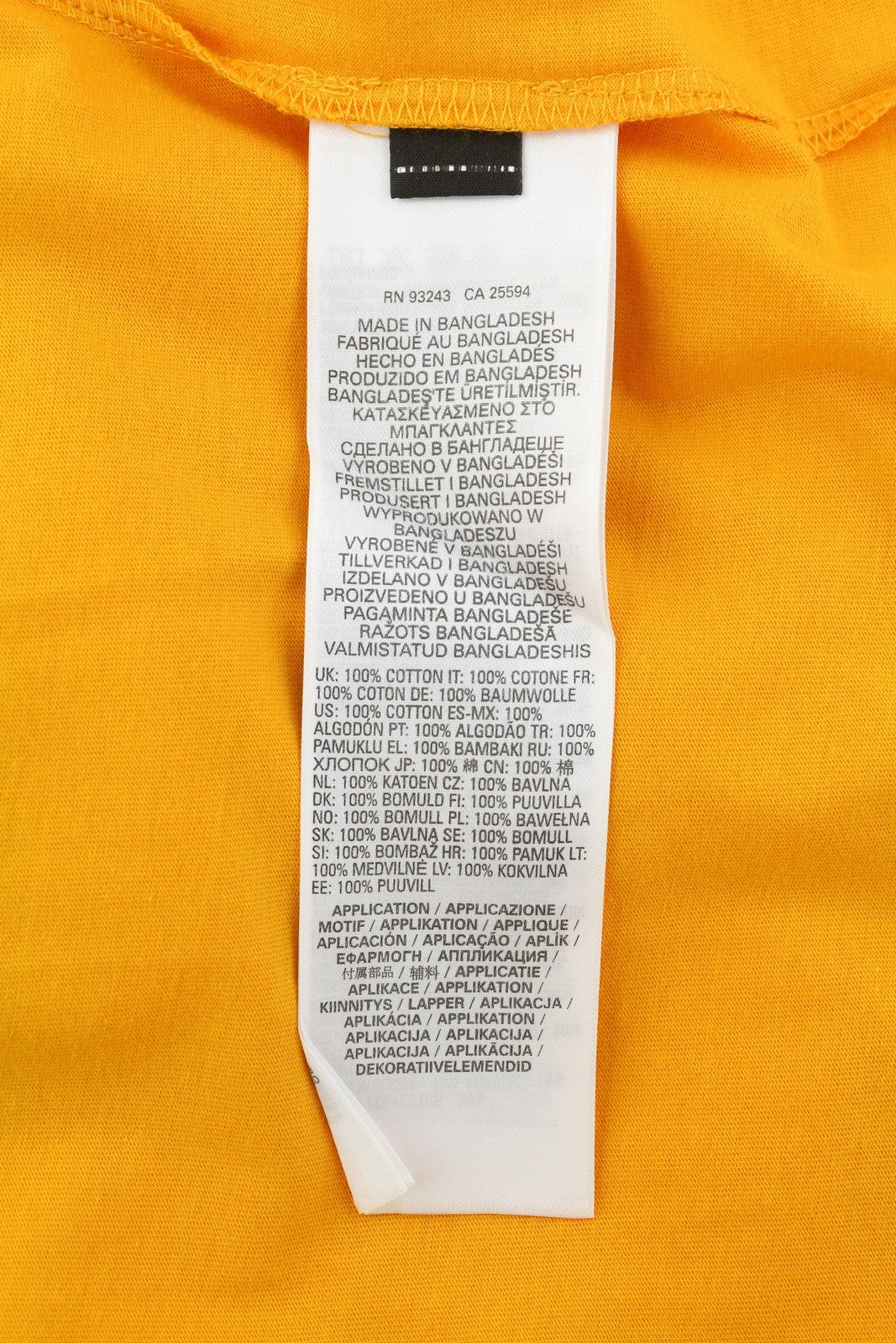 DIESEL T-Diegor-E10 Men T-Shirt 2XL Orange Short Sleeve Crew Neck Tricot Logo