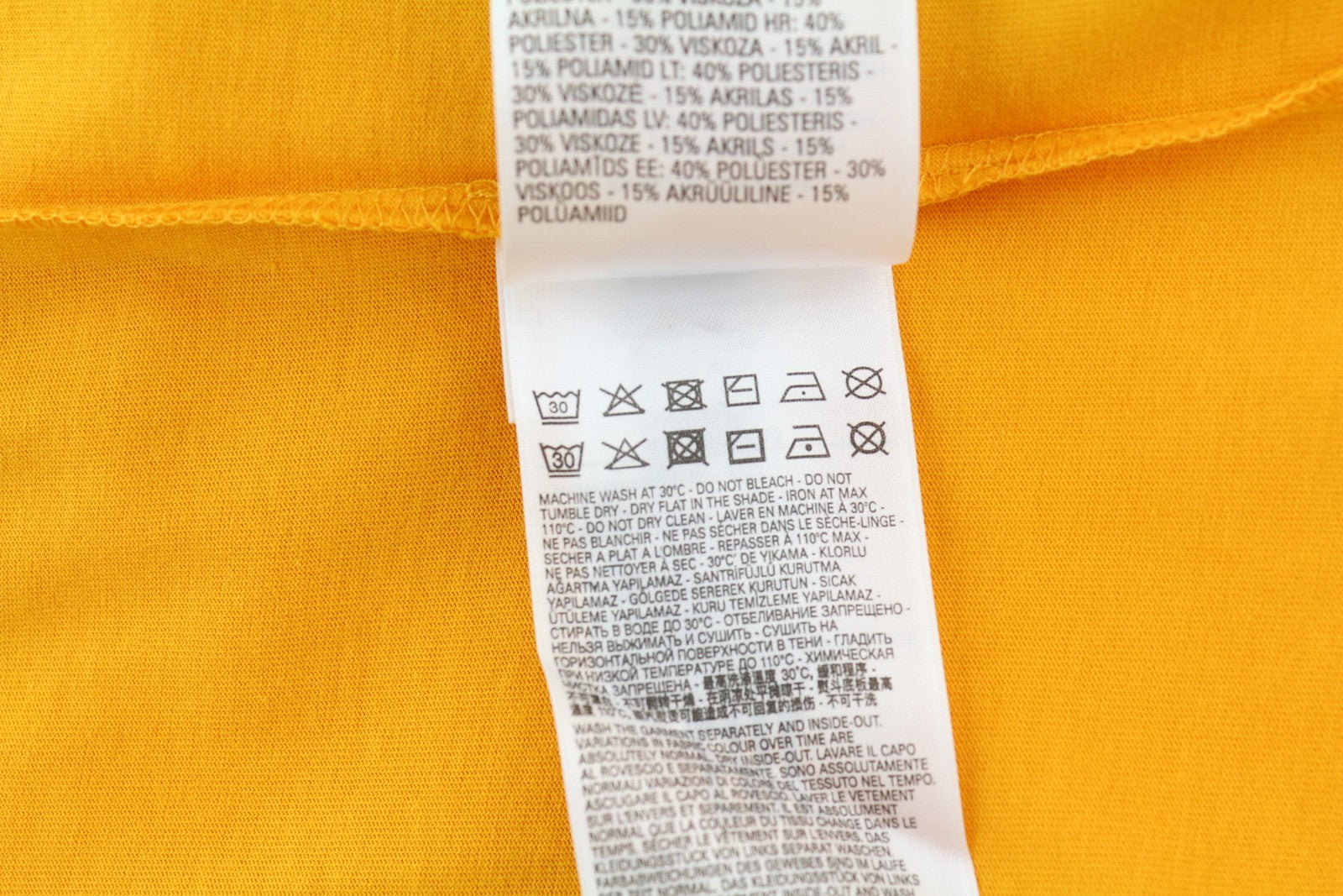 DIESEL T-Diegor-E10 Men T-Shirt 2XL Orange Short Sleeve Crew Neck Tricot Logo