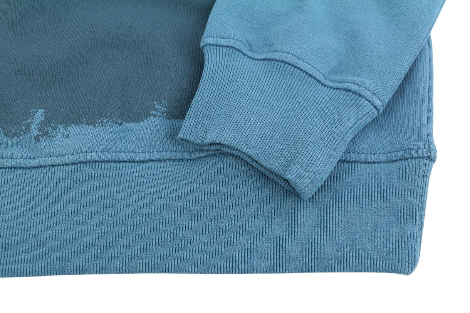 DIESEL S-Ginn-E7 Men Sweatshirt L Blue Pullover Long Sleeve Crew Collar RRP€175