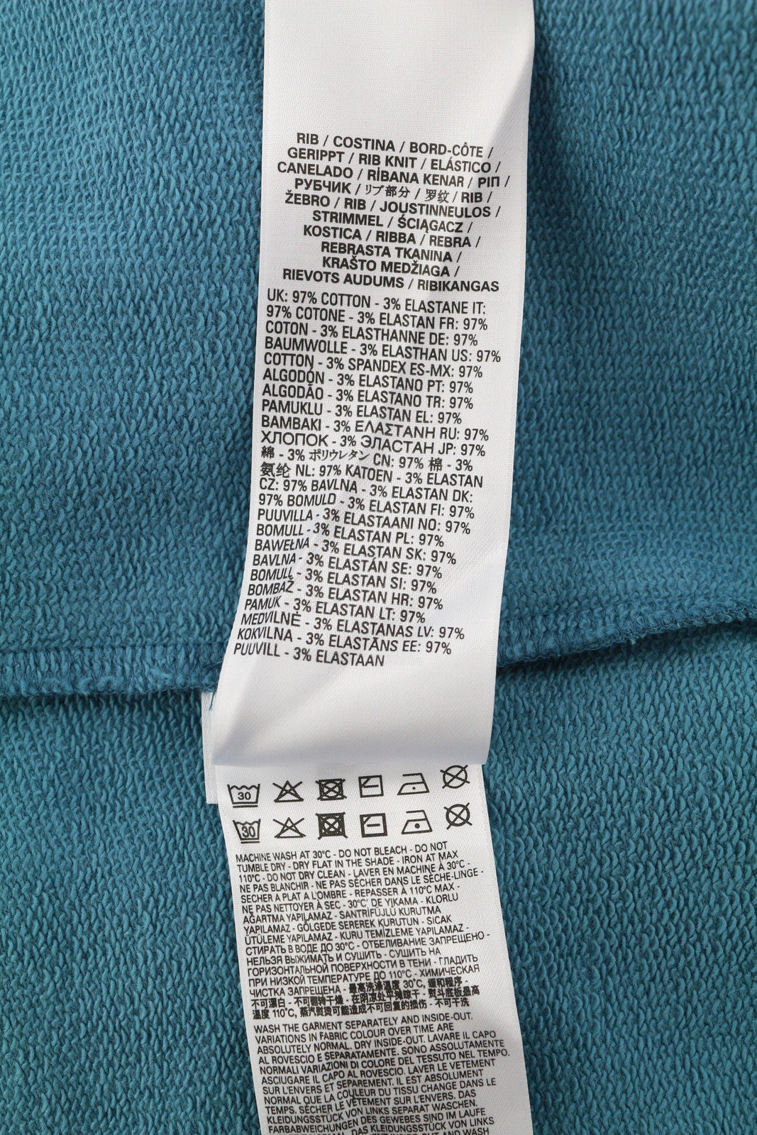 DIESEL S-Ginn-E7 Men Sweatshirt L Blue Pullover Long Sleeve Crew Collar RRP€175