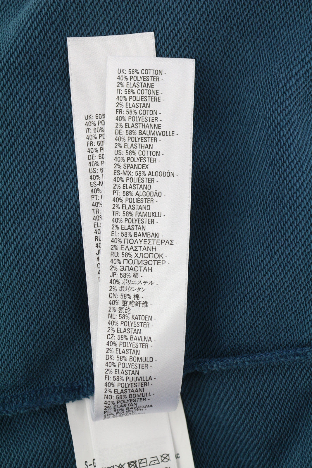 DIESEL S-Ginn-E3 Men Sweatshirt L Blue Crew Collar Pullover Long Sleeve RRP€150