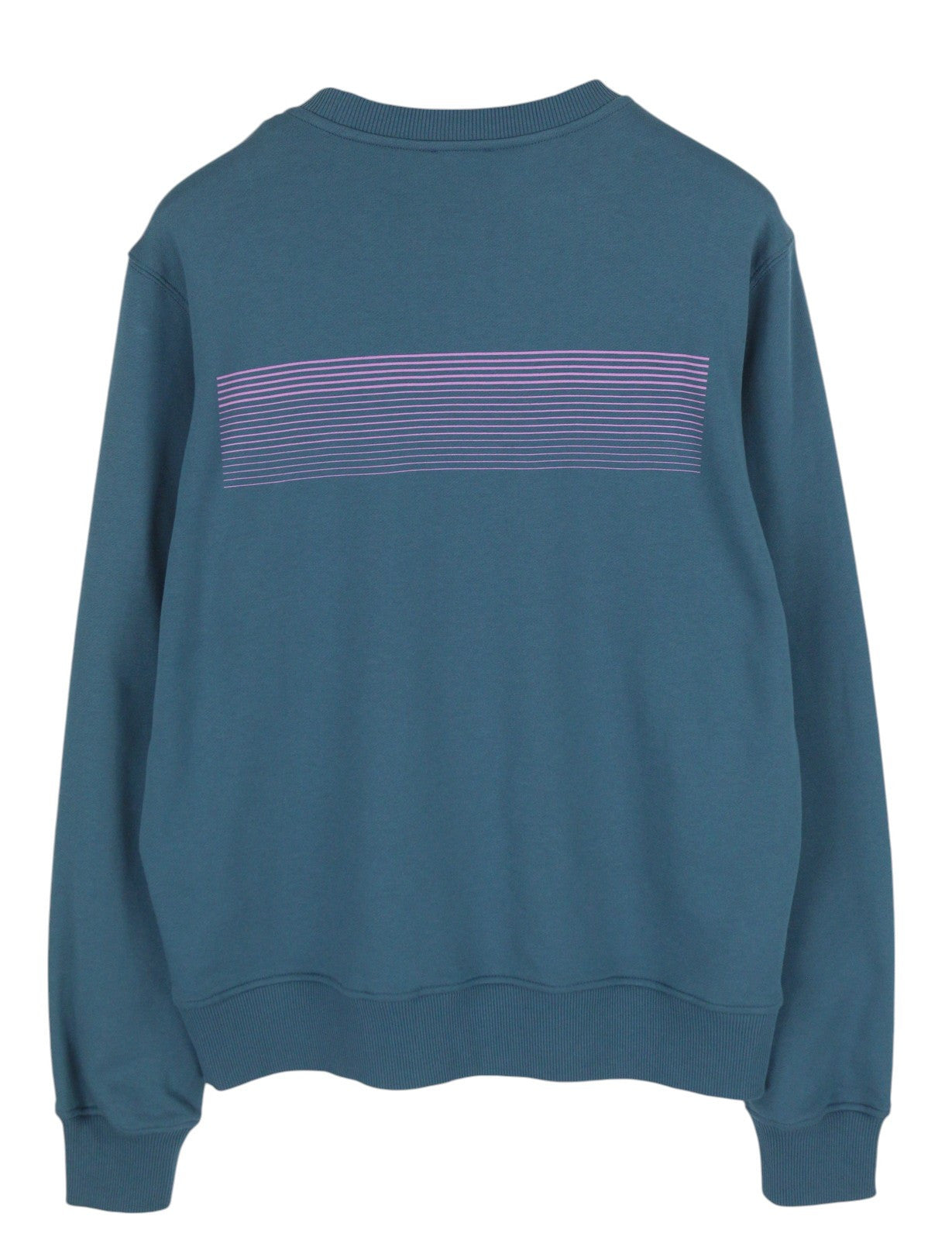 DIESEL S-Ginn-E3 Men Sweatshirt L Blue Crew Collar Pullover Long Sleeve RRP€150