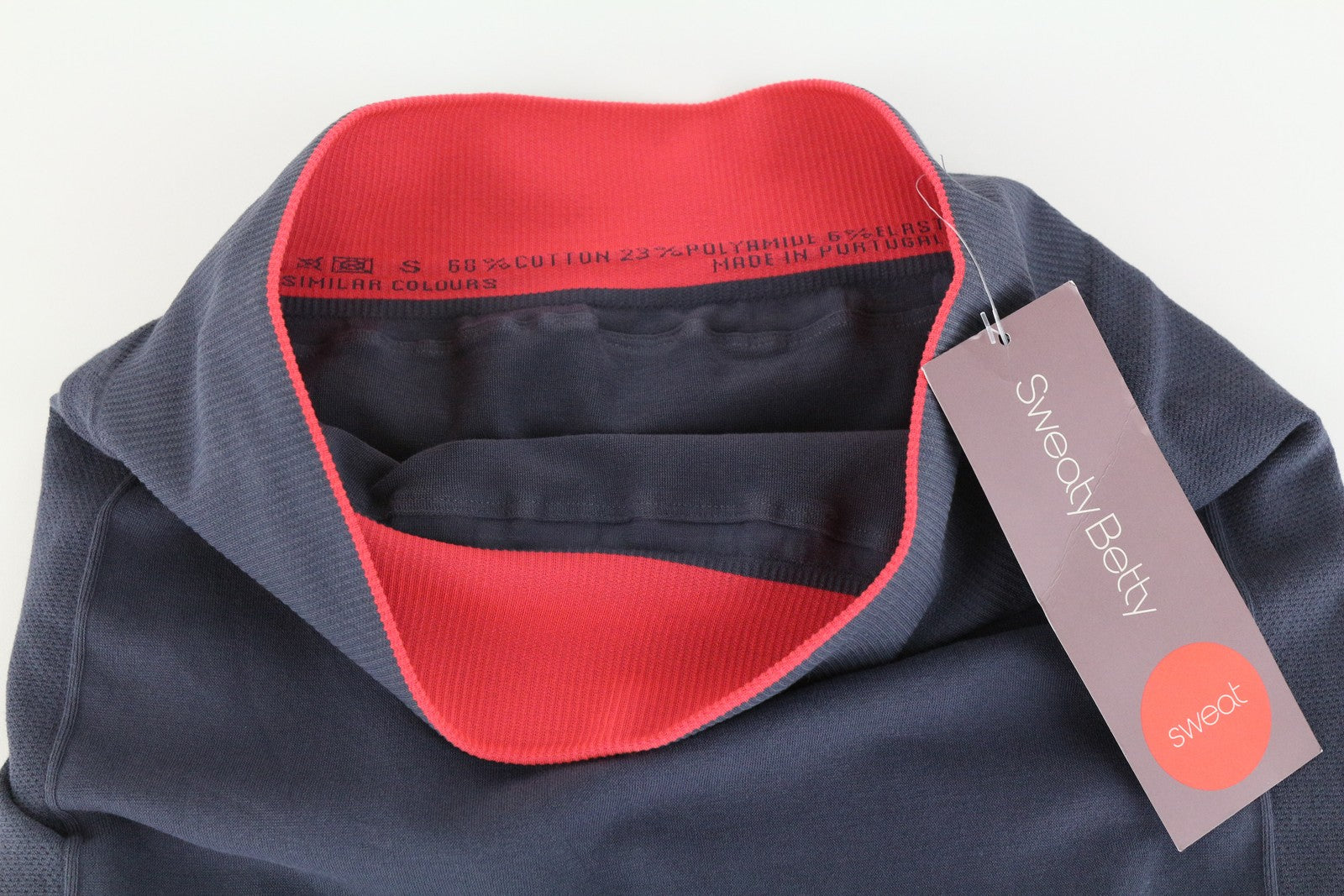 SWEATY BETTY Spectra Leggings S Grey Cotton Blend Women's Dance Activewear