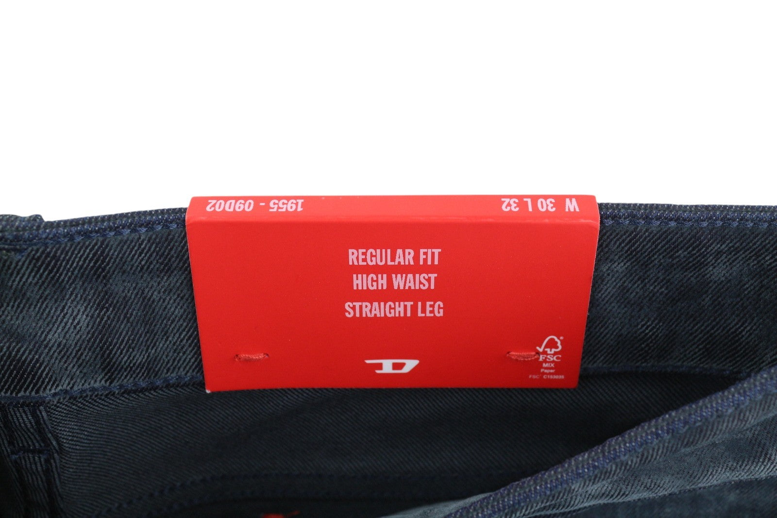 DIESEL 1955 09D02 Men Jeans W30/L32 Regular Fit Straight Leg High Waist RRP€250