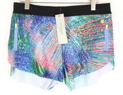 SWEATY BETTY Triple Jump Shorts XL Blue Zip Pocket Gym Activewear for Women