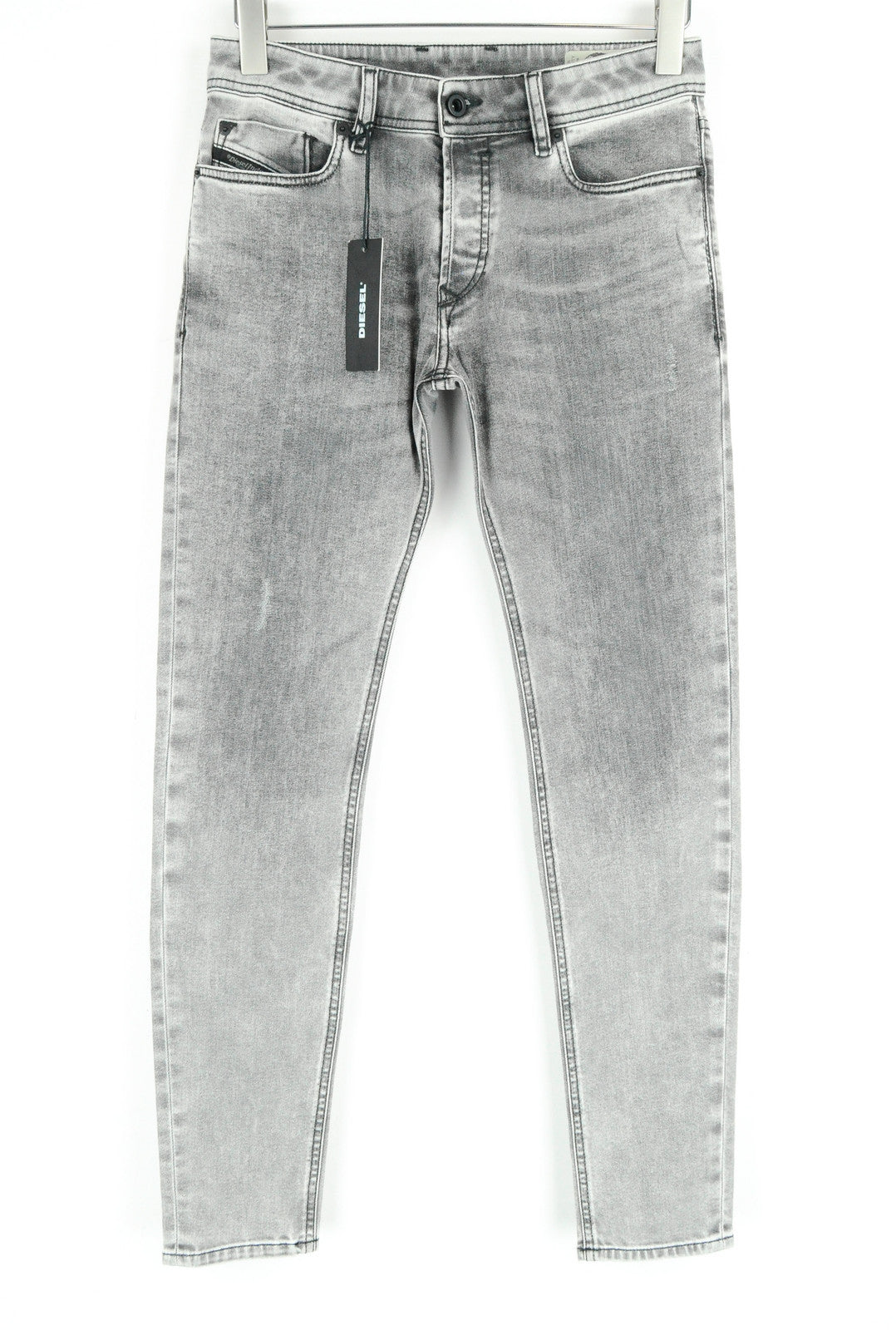 Men's DIESEL Jeans Troxer RF96L W28/L30 Slim Skinny Grey Stretch