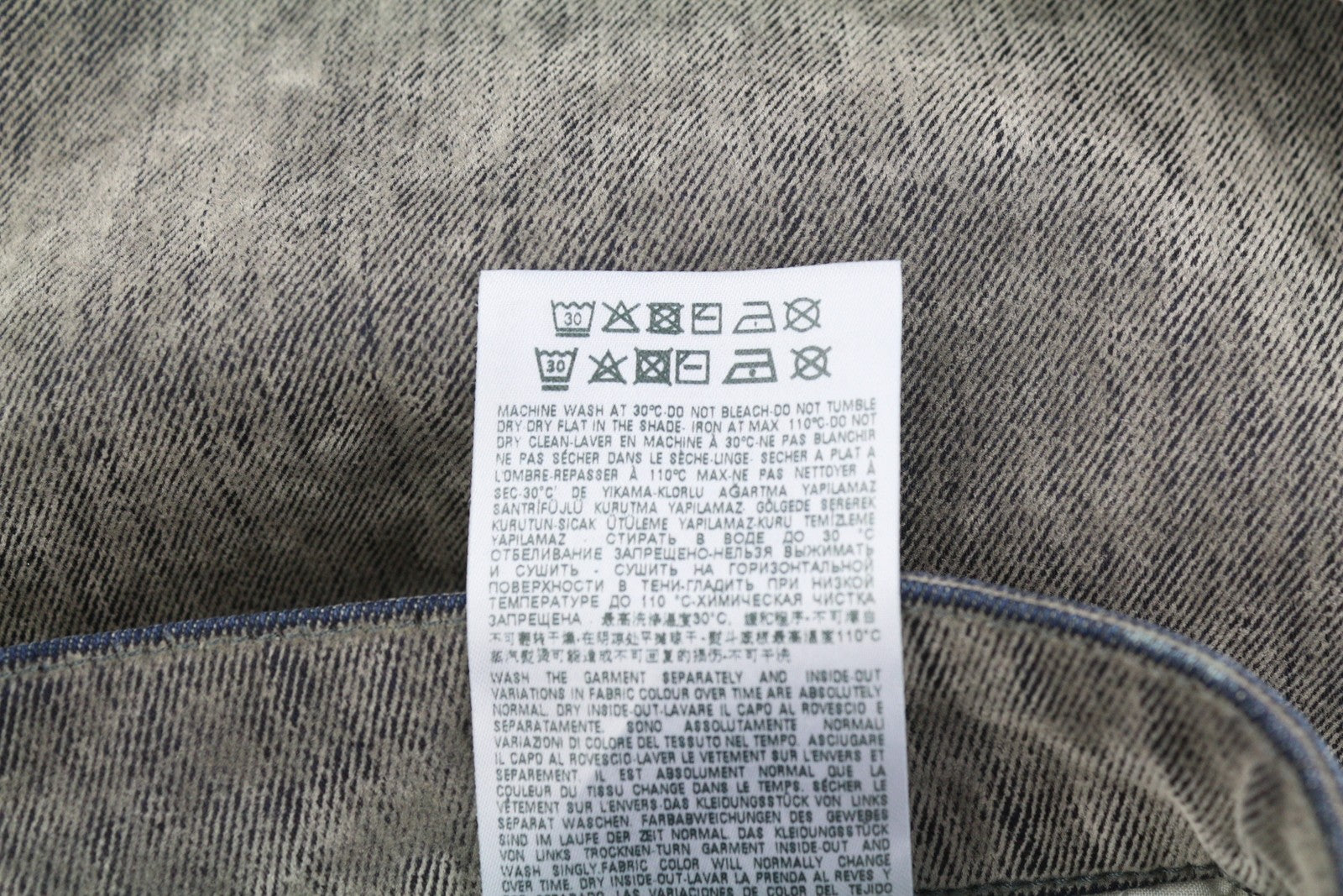 DIESEL D-Rekiv-Z 09D02 Men Jeans W32/L34 Regular Fit Buttoned Washed RRP€250