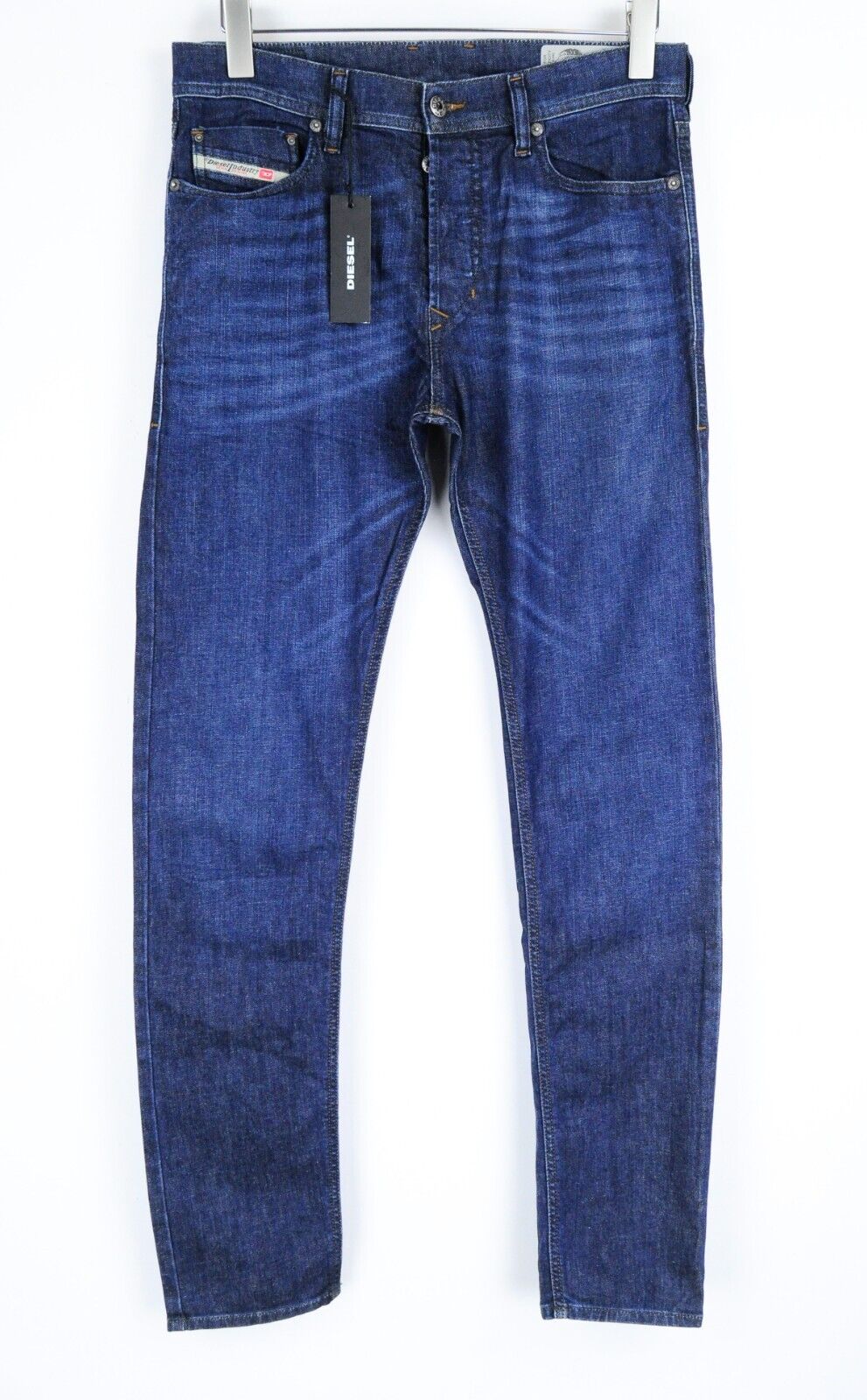 Men's DIESEL Jeans Tepphar R845B W28/L32 Slim Carrot Blue Stretch