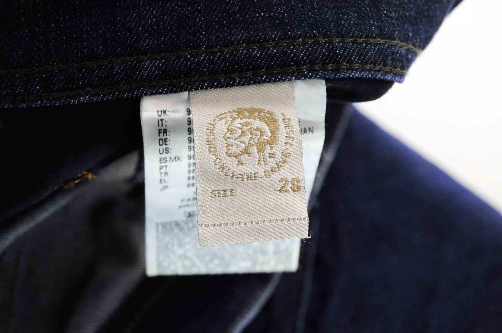 Men's DIESEL Jeans Tepphar R845B W28/L32 Slim Carrot Blue Stretch