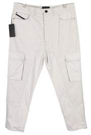 DIESEL Black Gold Pouble BG51T Men Trousers 50 Cargo Ankle Slim Light RRP€350