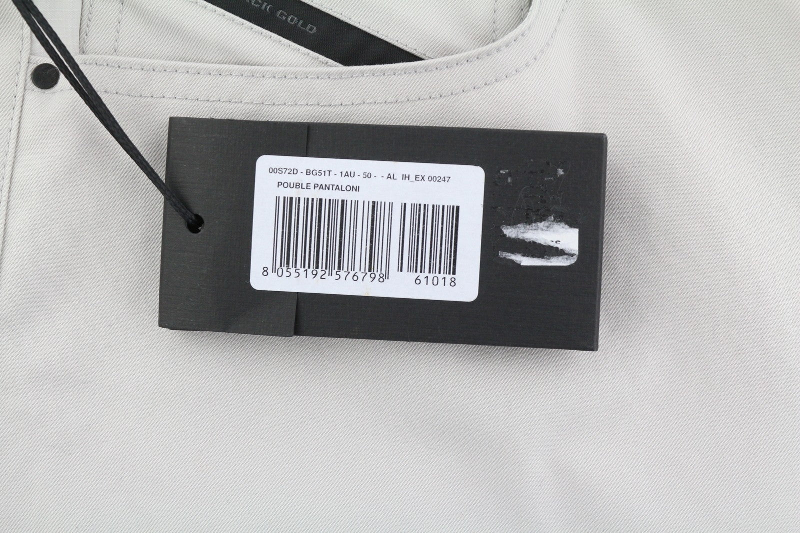 DIESEL Black Gold Pouble BG51T Men Trousers 50 Cargo Ankle Slim Light RRP€350