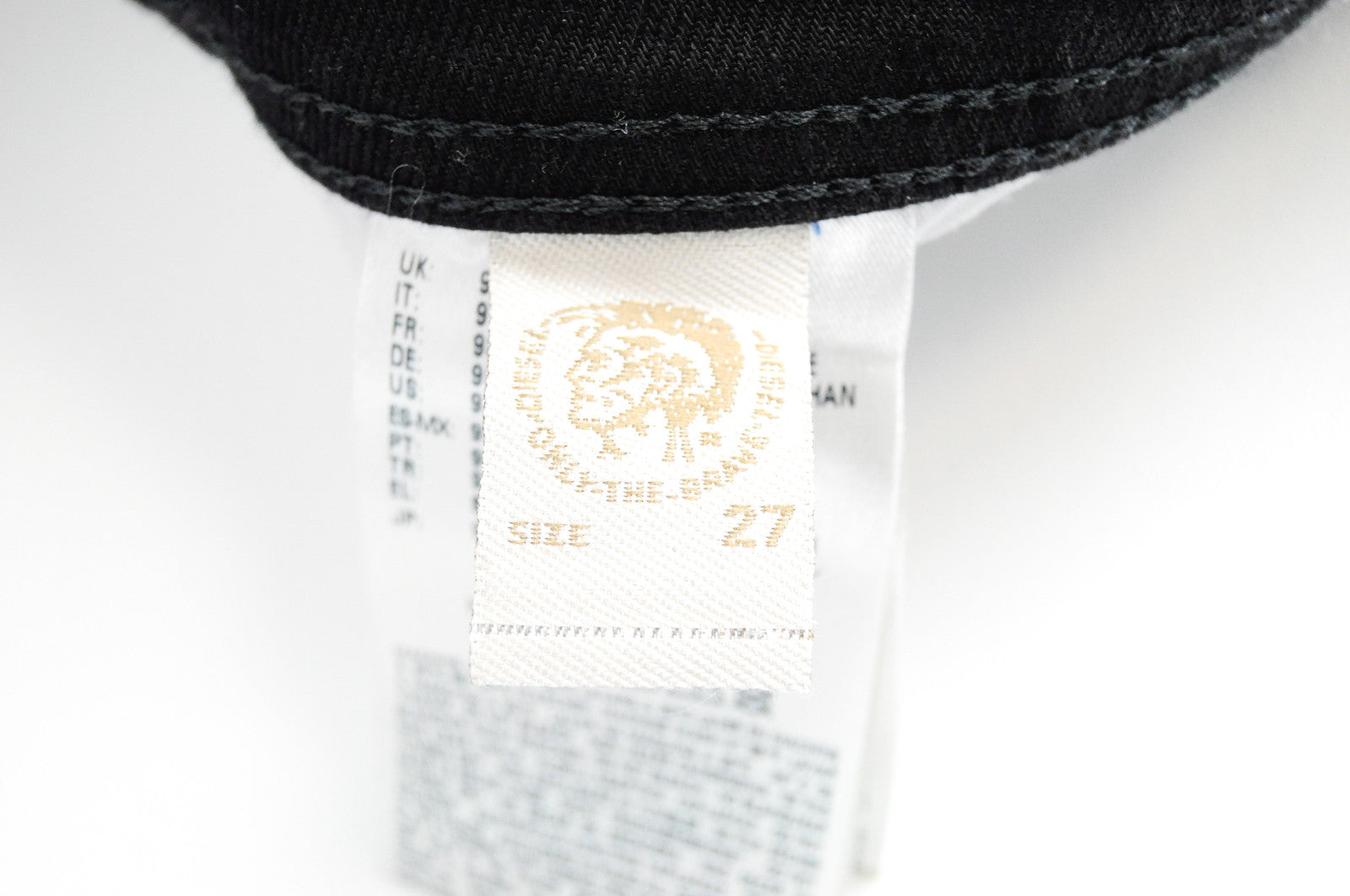 Men's DIESEL Belther 0886Z Jeans W27/L34 Slim Black Denim Stretch