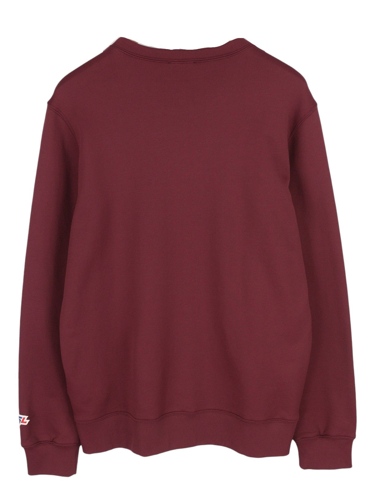 DIESEL S-Girk-B7 Men Sweatshirt L Burgundy Crew Collar Pullover RRP€140