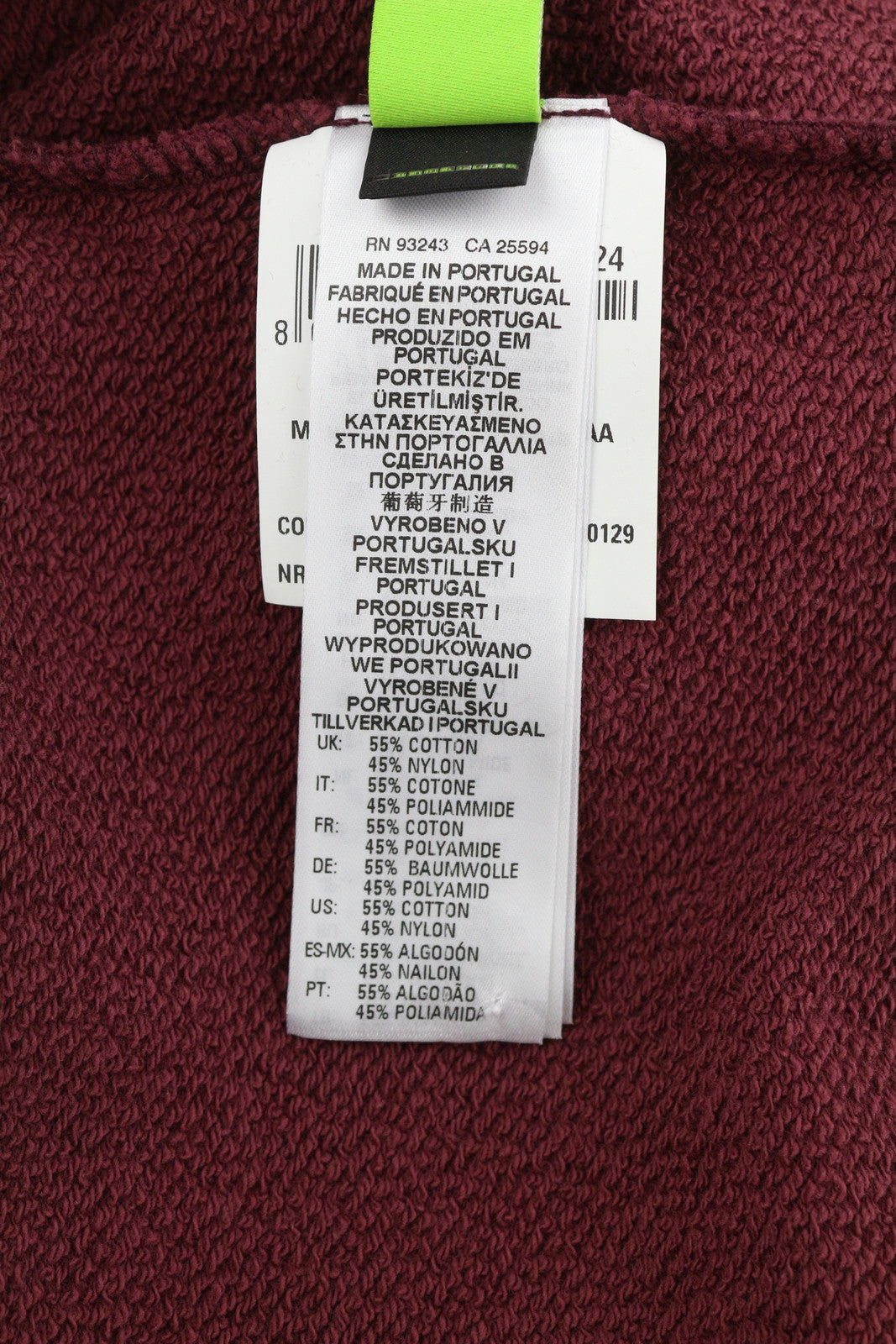 DIESEL S-Girk-B7 Men Sweatshirt L Burgundy Crew Collar Pullover RRP€140