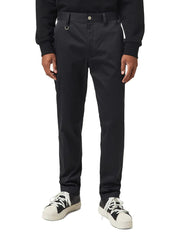 DIESEL P-Jack 0IDAM Men Trousers W32 Chino Slim Fit Zip RRP€150 Pockets Black