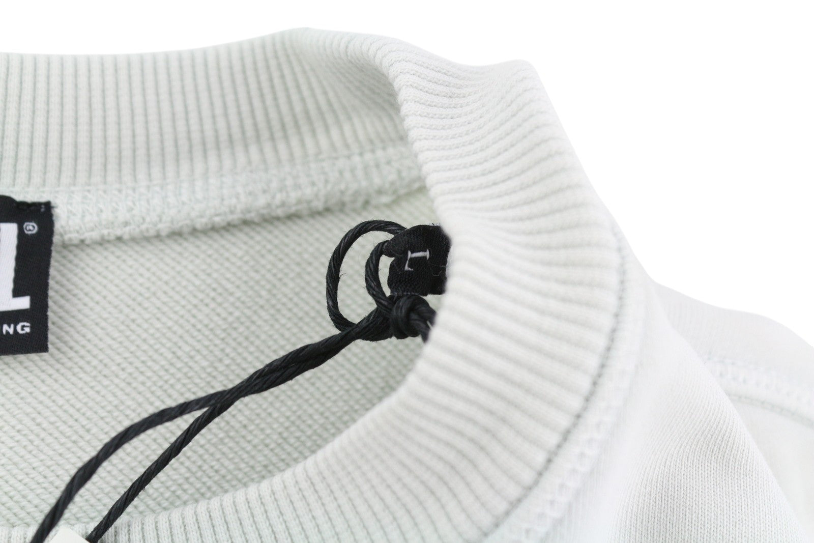 DIESEL S-Girk-Mohi-B1 Men Sweatshirt L Grey Pullover Crew Neck RRP€175