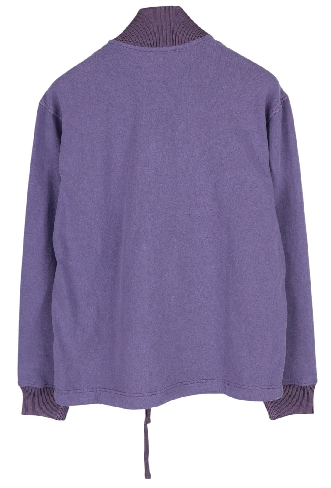 DIESEL S-Aragon Men Sweatshirt M Purple Pullover Half Zip Drawstring RRP€175