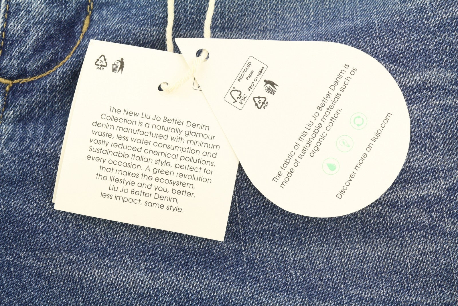 LIU JO Ideal Women Jeans W28 Blue Washed Skinny Fit Zip Fly Ankle Length Logo