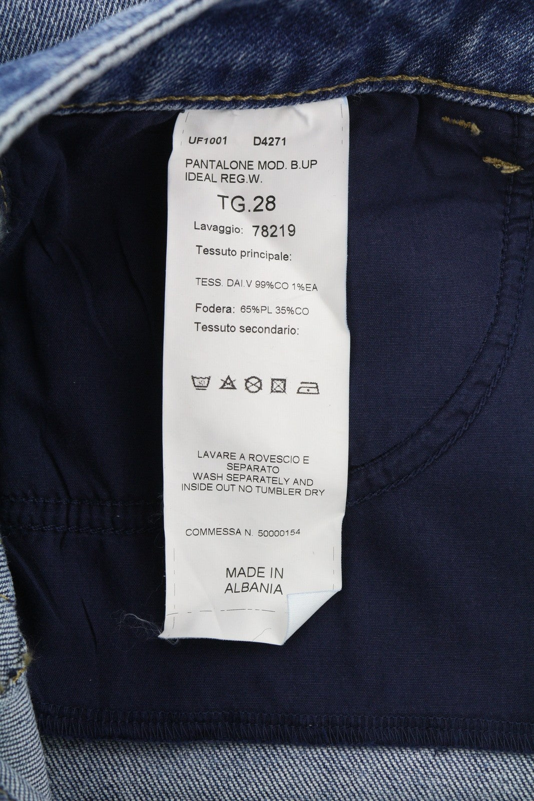 LIU JO Ideal Women Jeans W28 Blue Washed Skinny Fit Zip Fly Ankle Length Logo