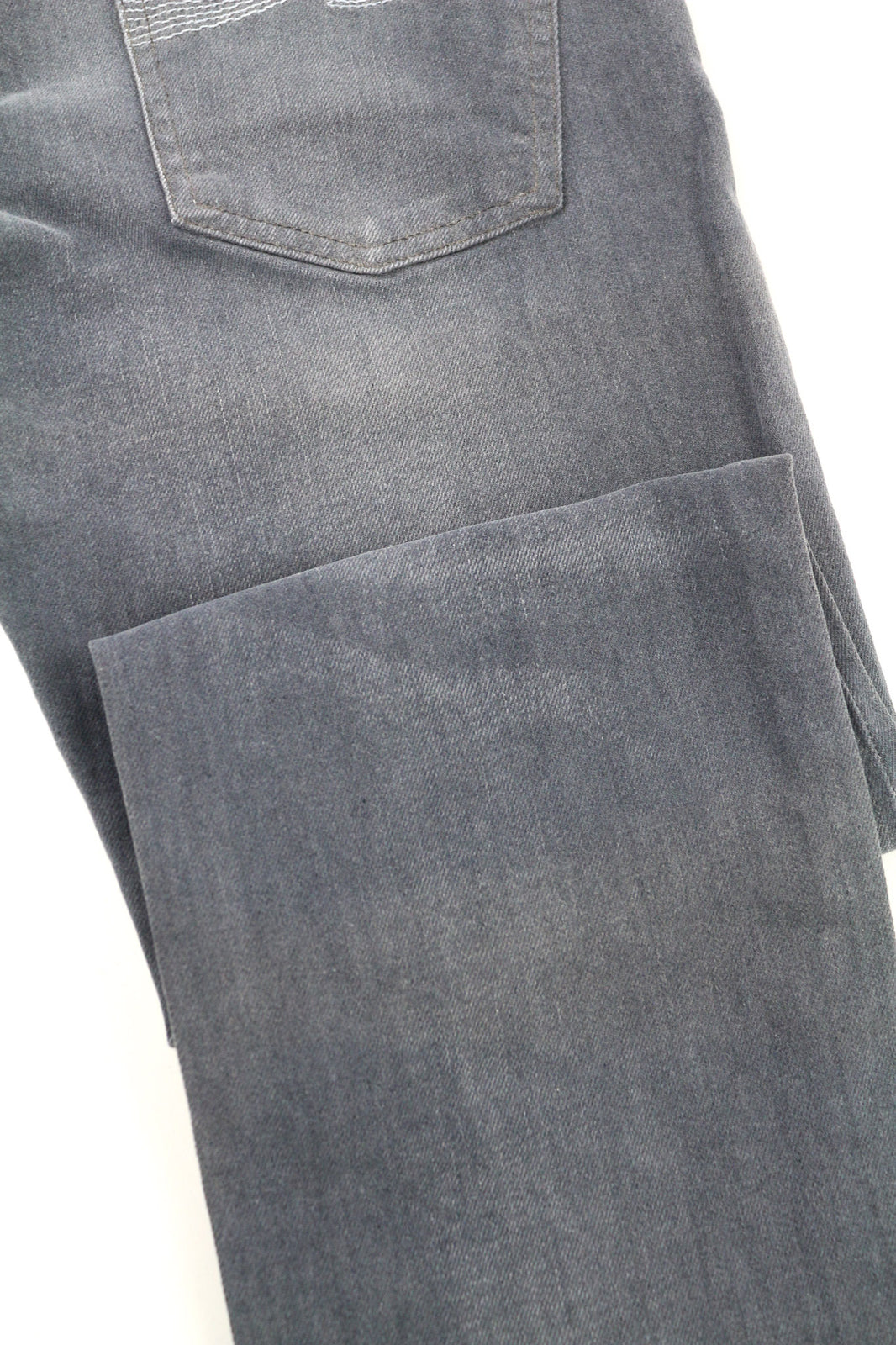 NUDIE JEANS Thin Finn Men Jeans W31/L32 Slim Fit Grey Cotton Elastane Washed