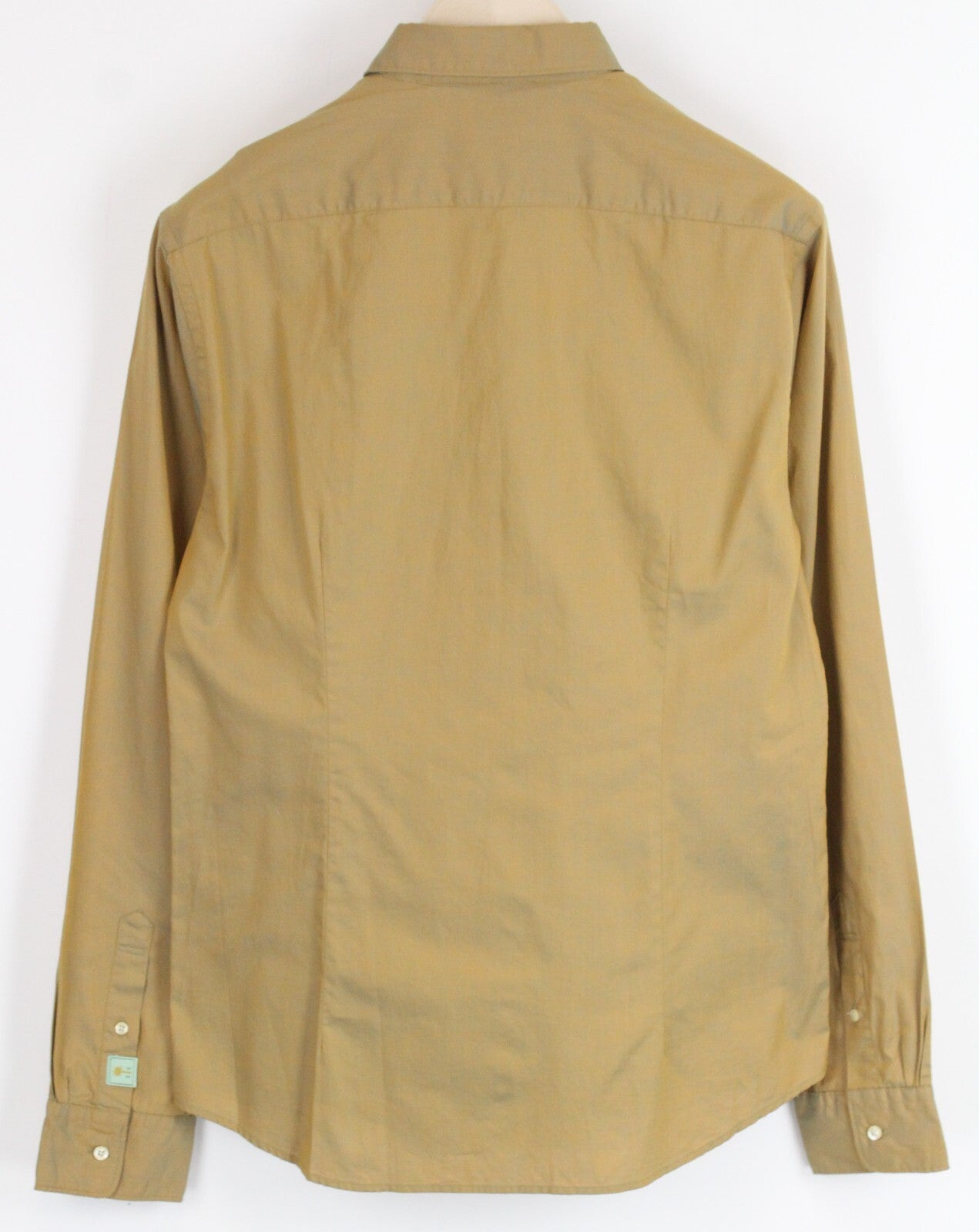 SCOTCH & SODA Men Shirt M Brown Long Sleeve Button-Up Spread Collar