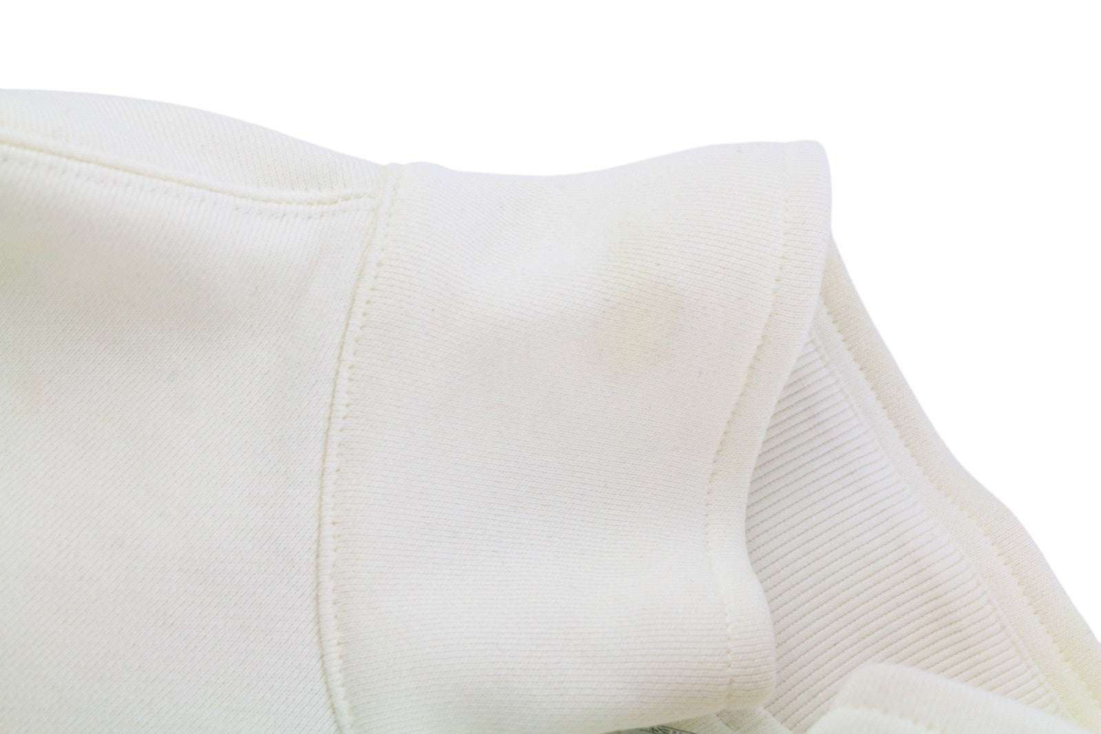 DIESEL S-Saint-Division Men Sweatshirt L White Pullover Half Zip Neck RRP€225