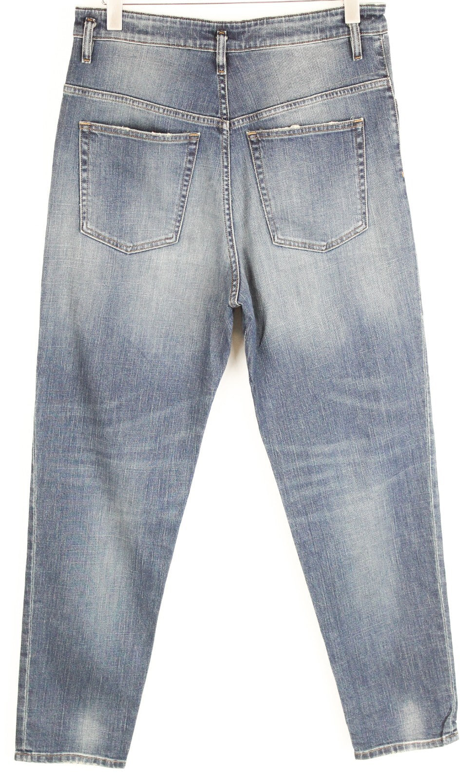 DIESEL Women Jeans W26/L32 D-Vizons 089AR Blue Carrot Fit Washed Stretch Zipped