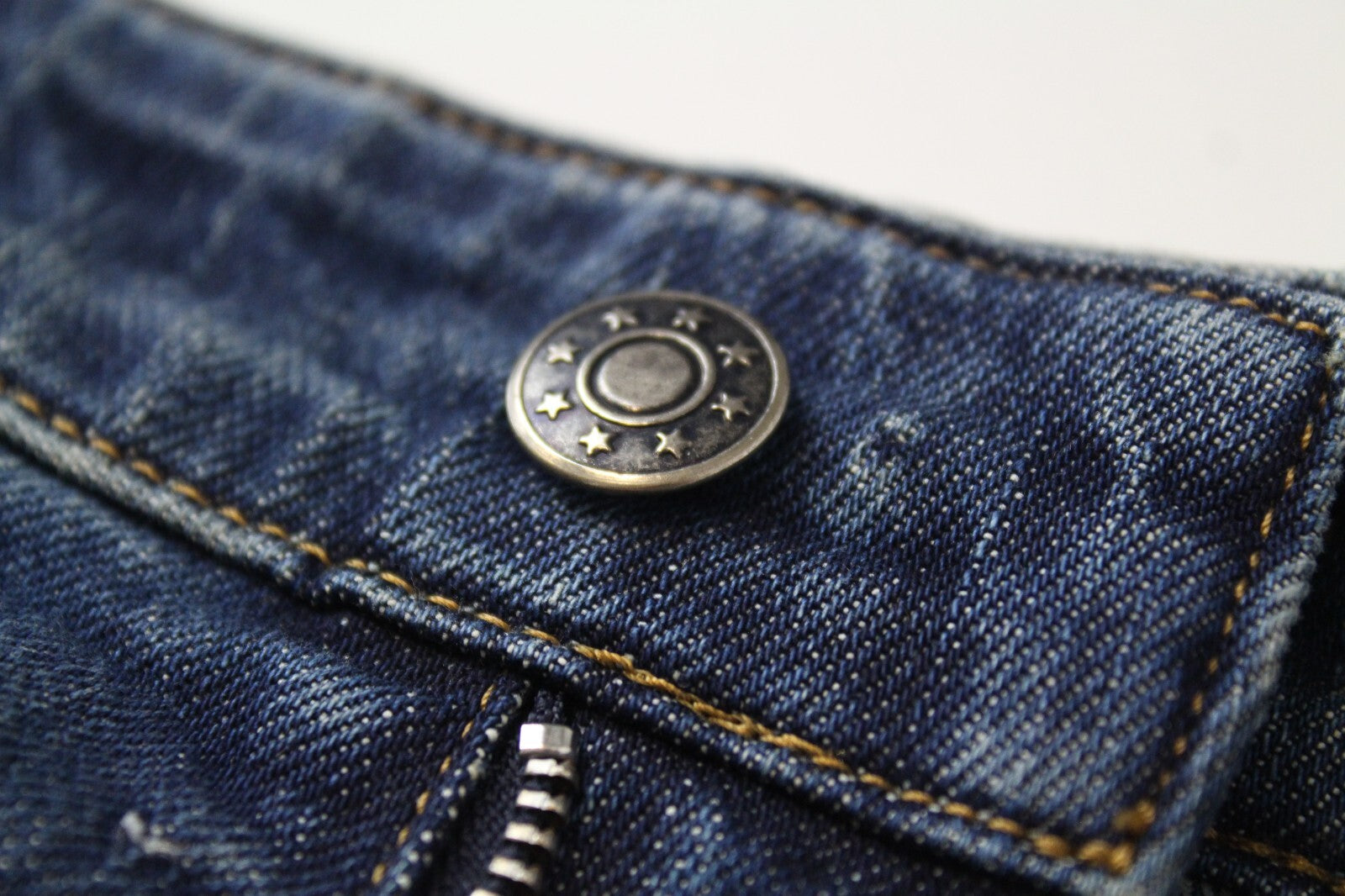 DIESEL Women Jeans W26/L32 D-Vizons 089AR Blue Carrot Fit Washed Stretch Zipped