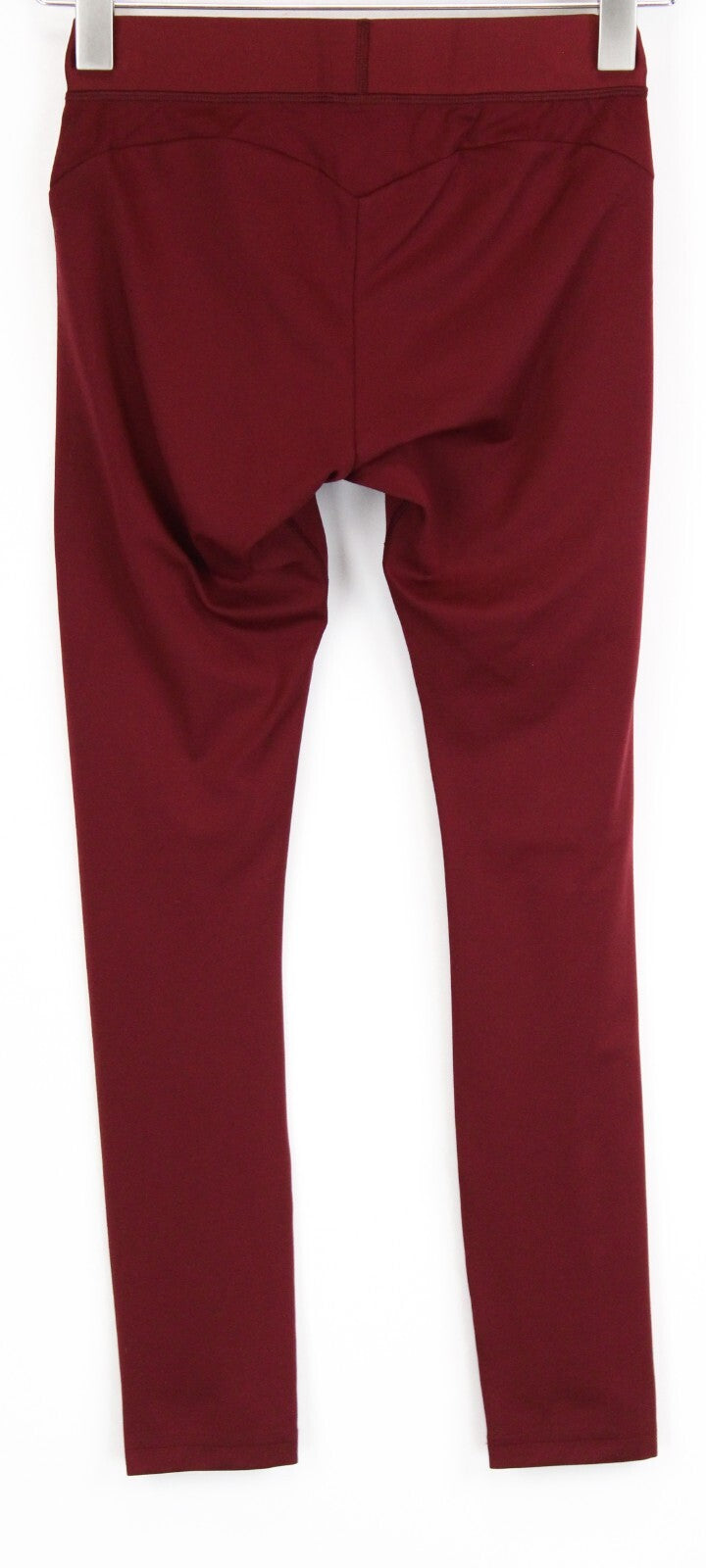 GYM SHARK Women Leggings S Red Sportswear Stretch Logo Activewear