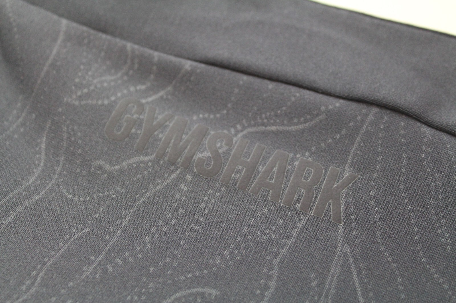 GYM SHARK Women Lustre Leggings S Blue Patterned Stretch Sportswear