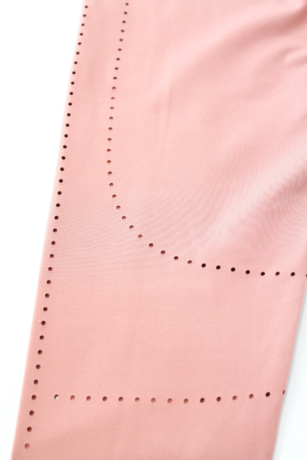 GYM SHARK Women Leggings S Pink Sports Laser Cut Activewear Stretch Logo