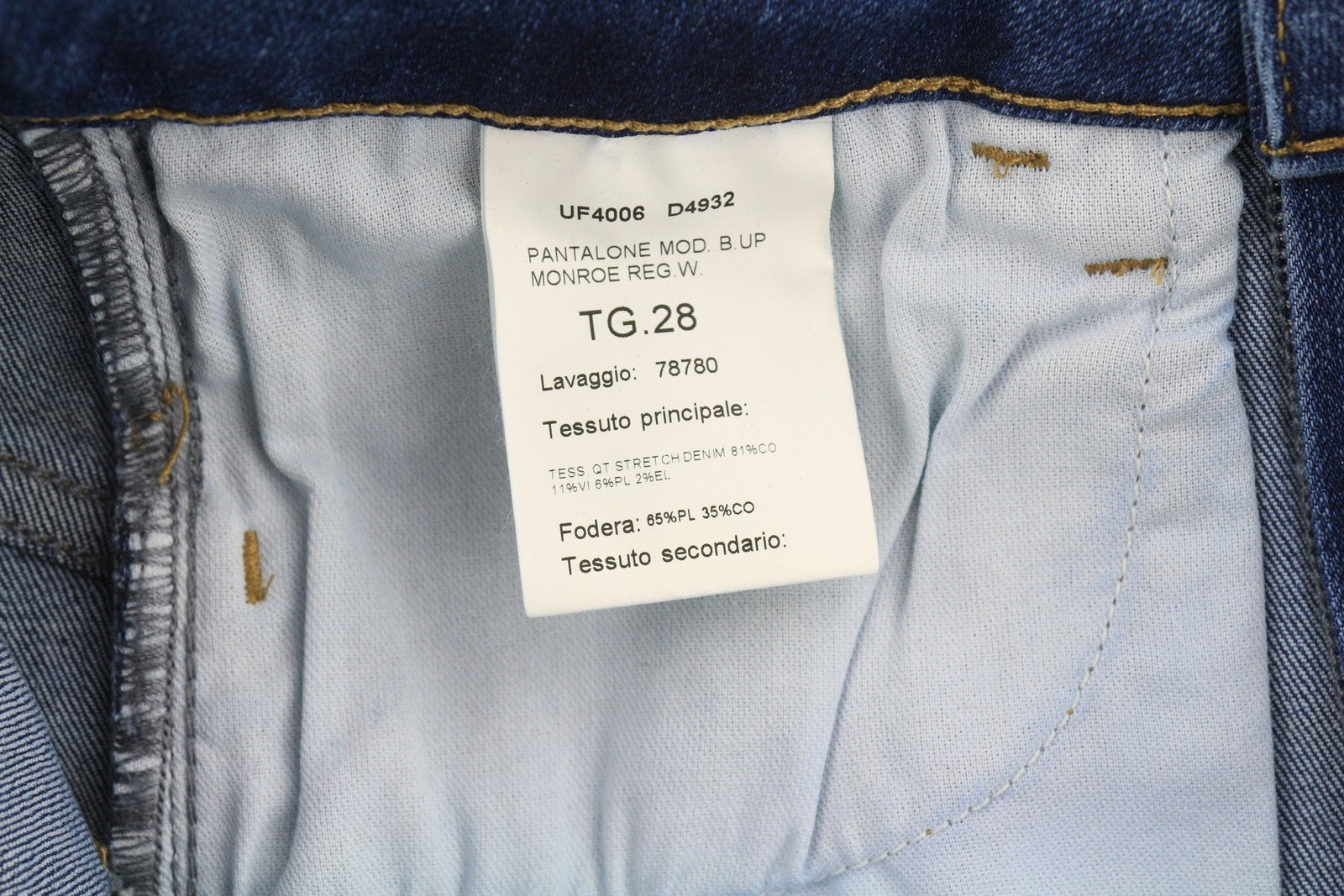 LIU JO Monroe Women Jeans W28 Skinny Fit Stretch Ankle Length Washed Denim Blue