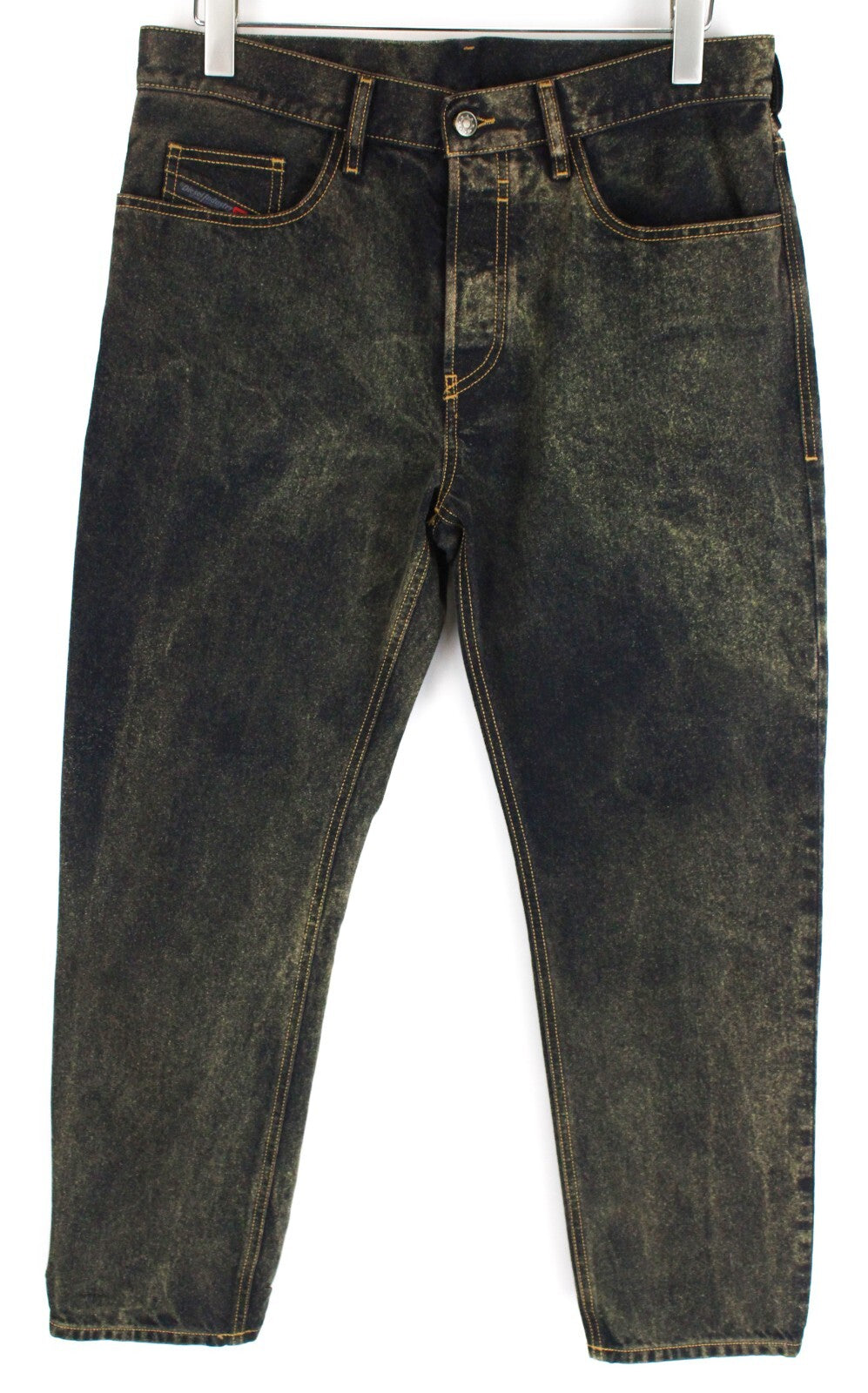 DIESEL vyriški džinsai W32/L32 Jifer 084WE tiesaus kirpimo, mėlynai dažyti, medvilniniai su sagomis. 