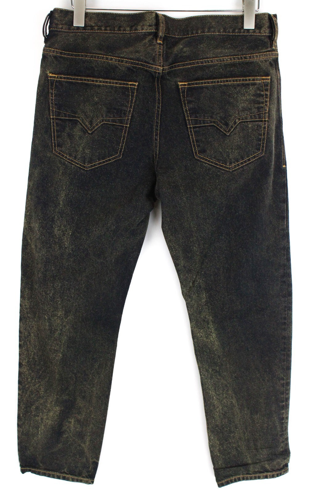 DIESEL vyriški džinsai W32/L32 Jifer 084WE tiesaus kirpimo, mėlynai dažyti, medvilniniai su sagomis. 