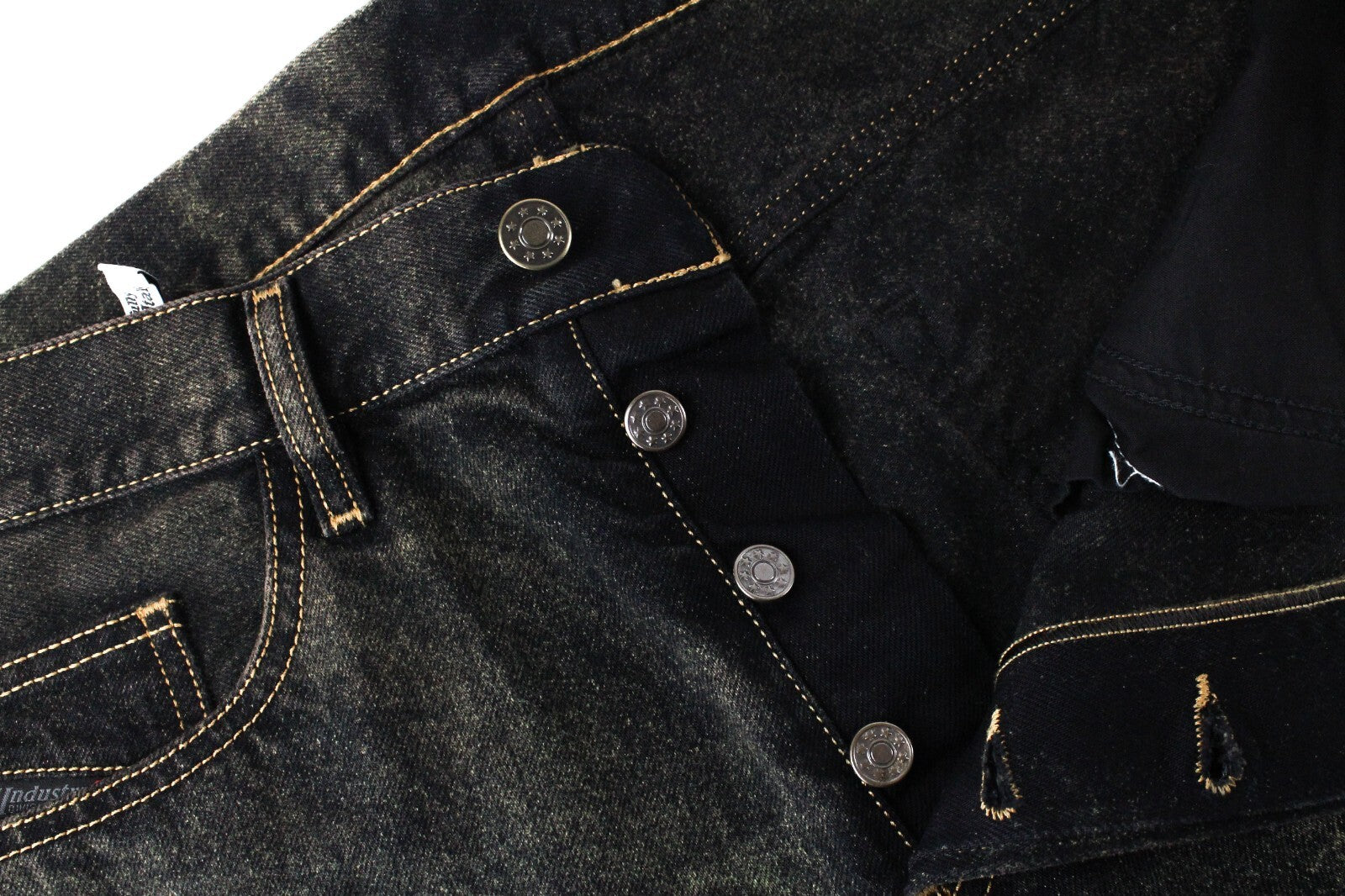 DIESEL vyriški džinsai W32/L32 Jifer 084WE tiesaus kirpimo, mėlynai dažyti, medvilniniai su sagomis. 