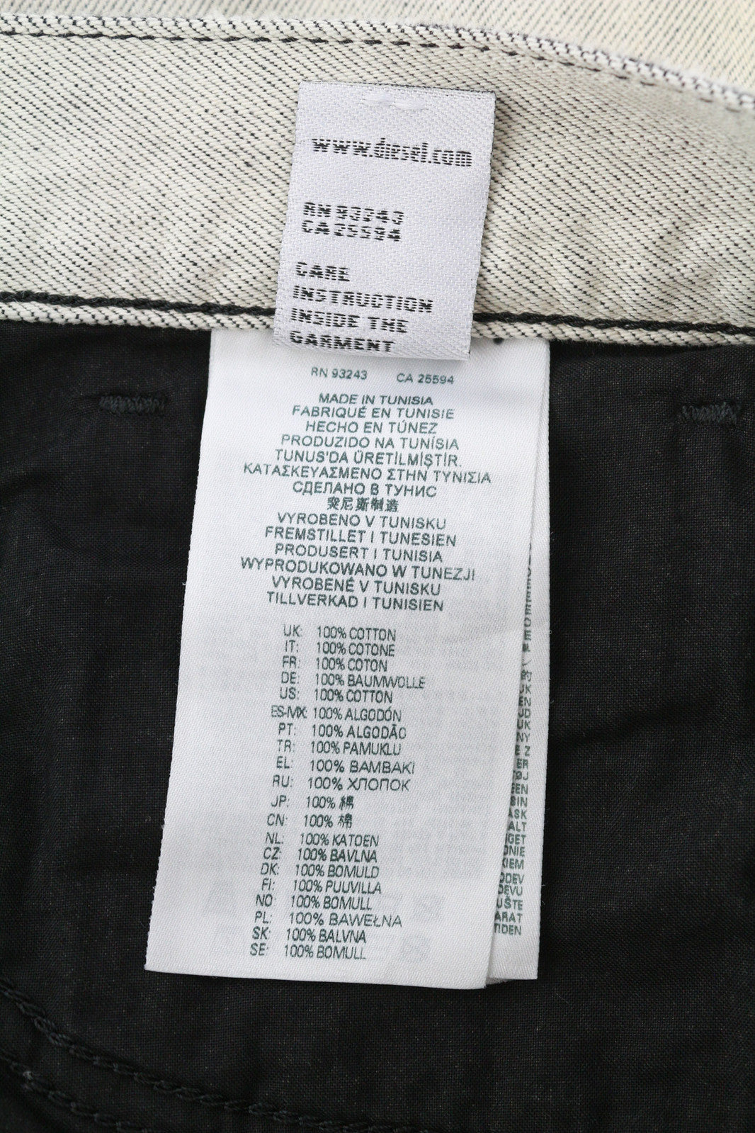 DIESEL D-Kras 09A53 Men Jeans W31/L30 Sim Fit Painted Look RRP€220 Light Denim