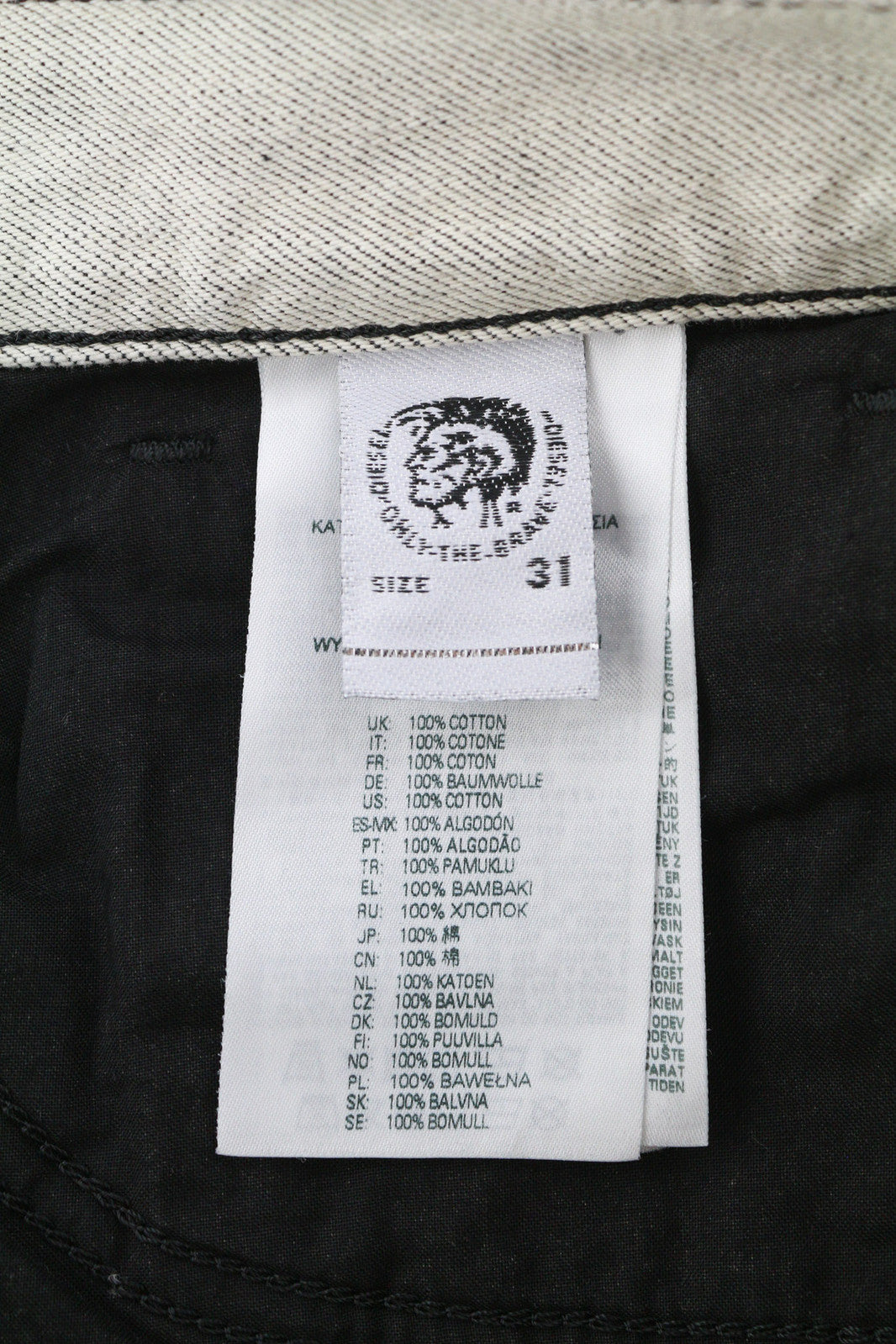 DIESEL D-Kras 09A53 Men Jeans W31/L30 Sim Fit Painted Look RRP€220 Light Denim