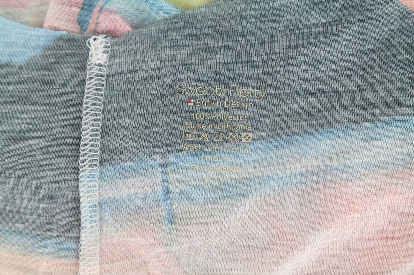 SWEATY BETTY L Pink Skipper Cropped Run Tank Sleeveless Pullover Top Women's