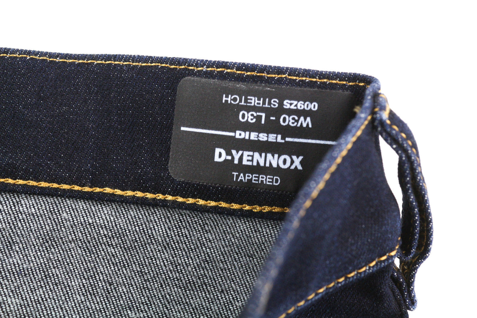 DIESEL D-Yennox 009ZS Men Jeans W30/L30 Tapered Fit Washed RRP€160 Denim Dark