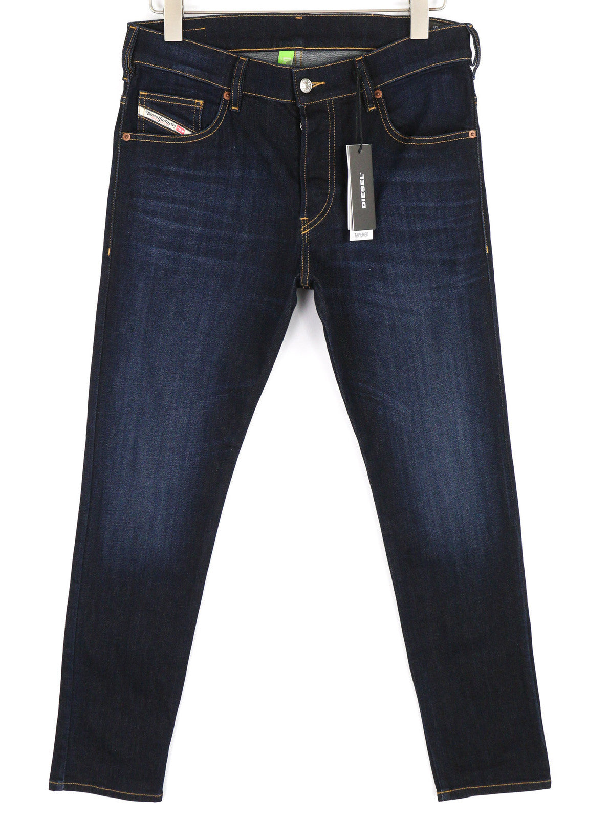 DIESEL D-Yennox 009ZS Men Jeans W30/L32 Tapered Fit Washed RRP€160 Denim Dark