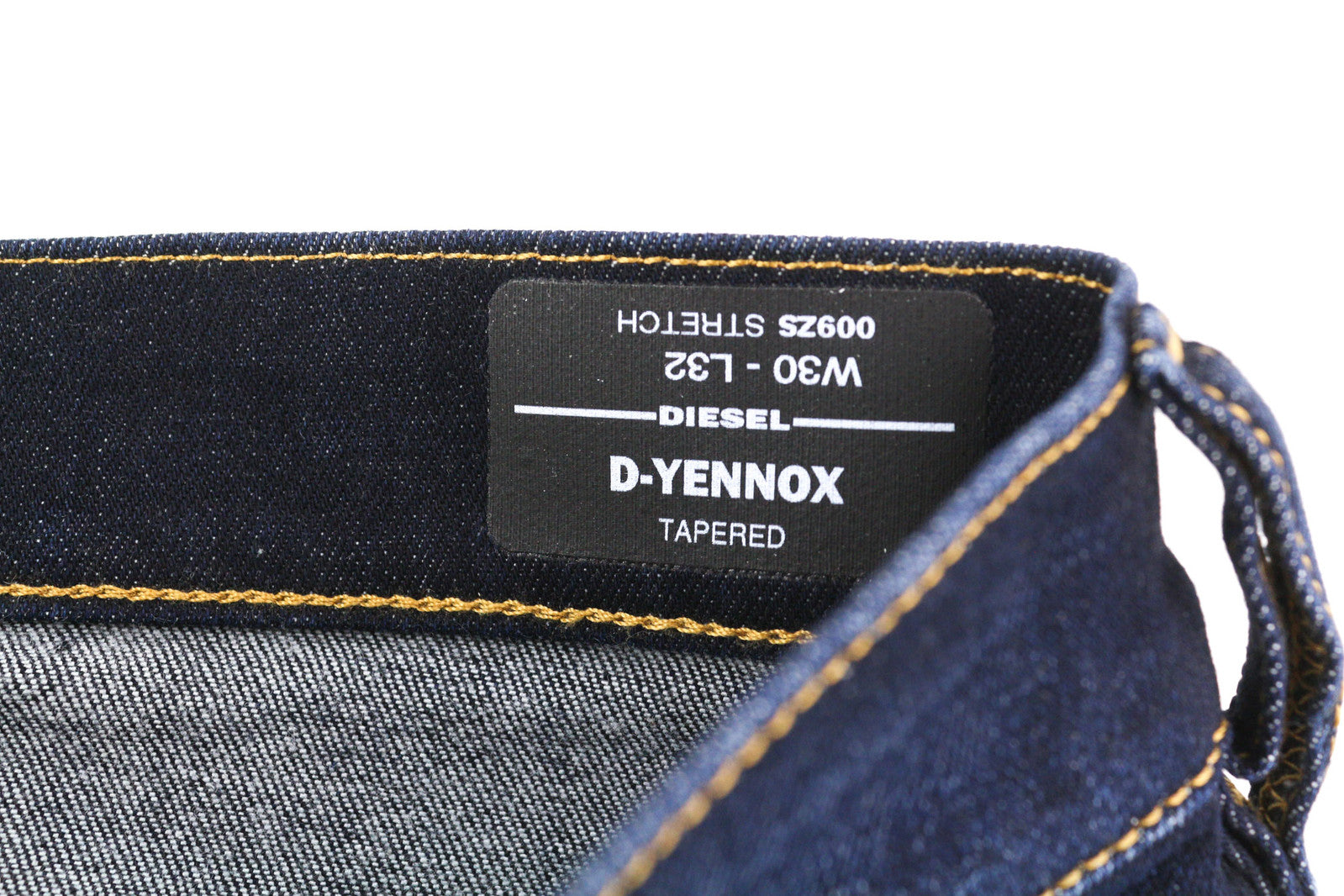 DIESEL D-Yennox 009ZS Men Jeans W30/L32 Tapered Fit Washed RRP€160 Denim Dark