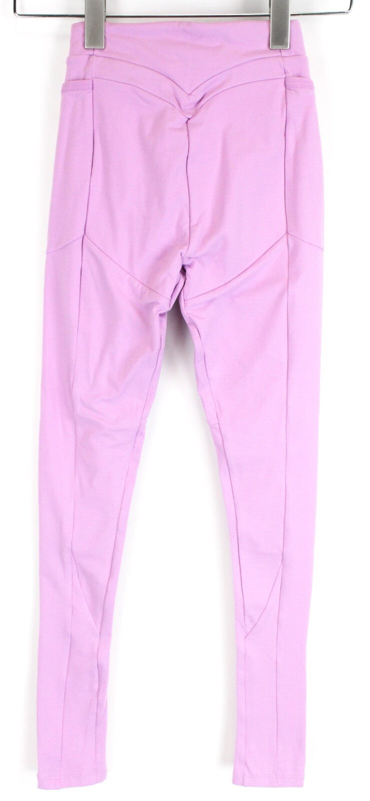 GYM SHARK Women Legacy Fitness Leggings XS Purple Stretch Activewear Logo