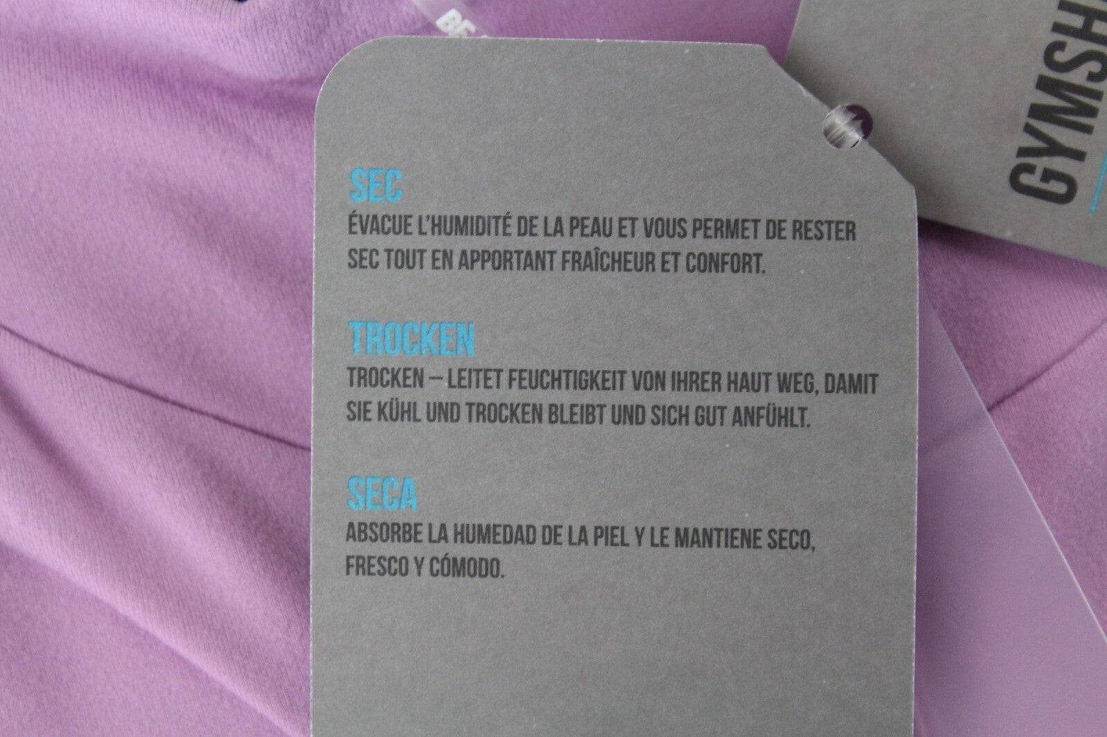 GYM SHARK Women Legacy Fitness Leggings XS Purple Stretch Activewear Logo