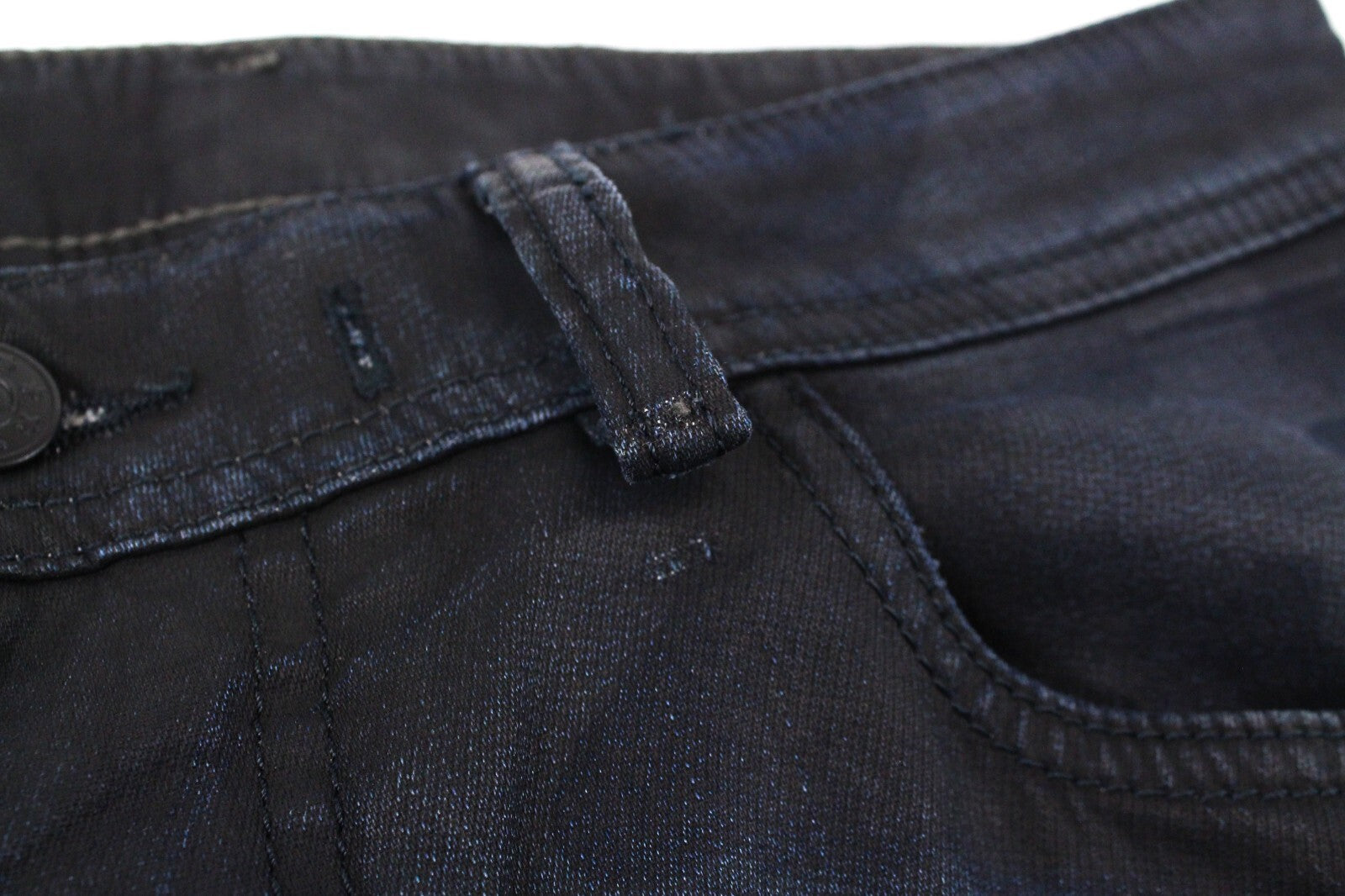 DIESEL vyriški džinsai W28/L32 Narrot CB-NE 0686J sportiniai Jogg vaškuoti tamprūs raštai 