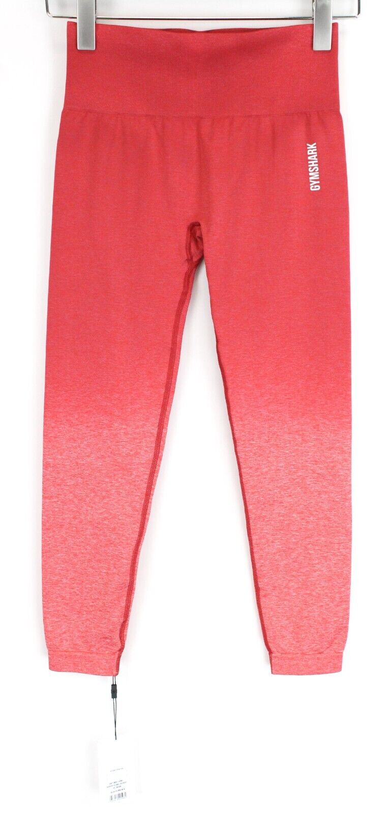 GYM SHARK Women Adapt Leggings M Pink Ombre Stretch Activewear Logo