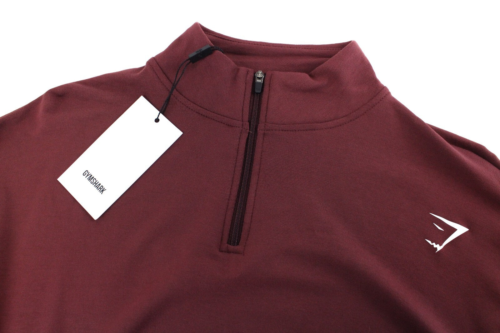 GYM SHARK Women Pippa Sweatshirt S Cherry Brown Long Sleeve Stretch Sports Crop