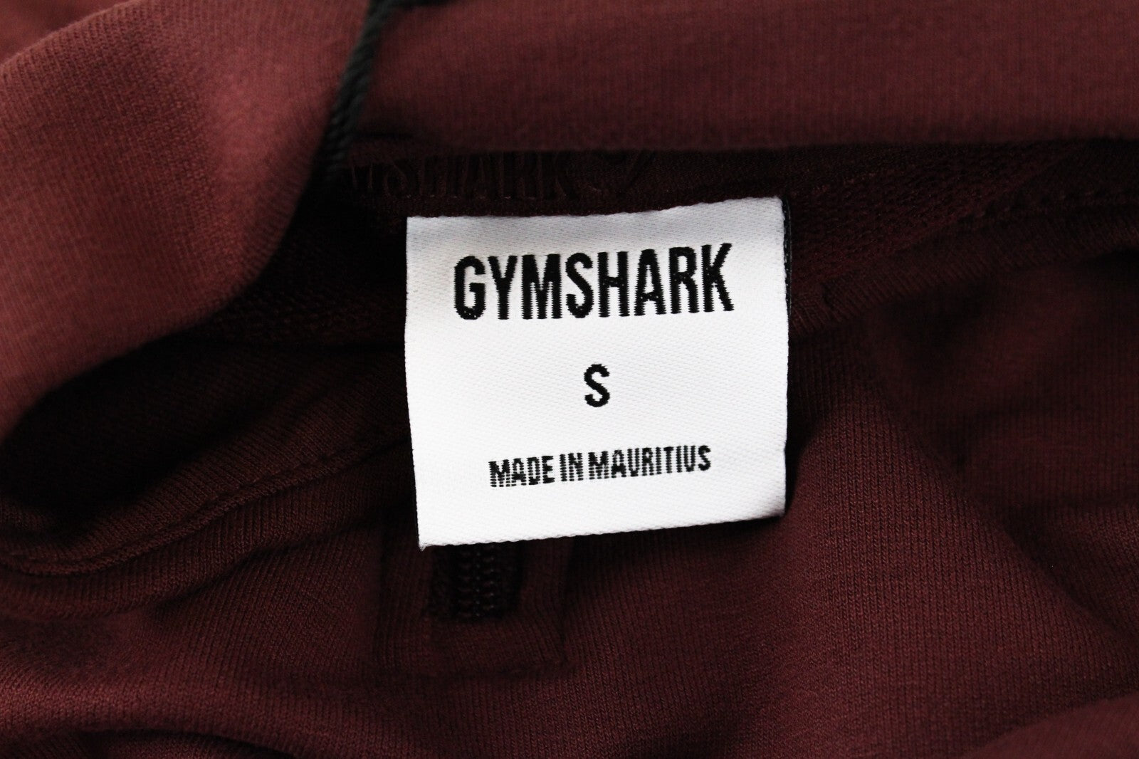 GYM SHARK Women Pippa Sweatshirt S Cherry Brown Long Sleeve Stretch Sports Crop